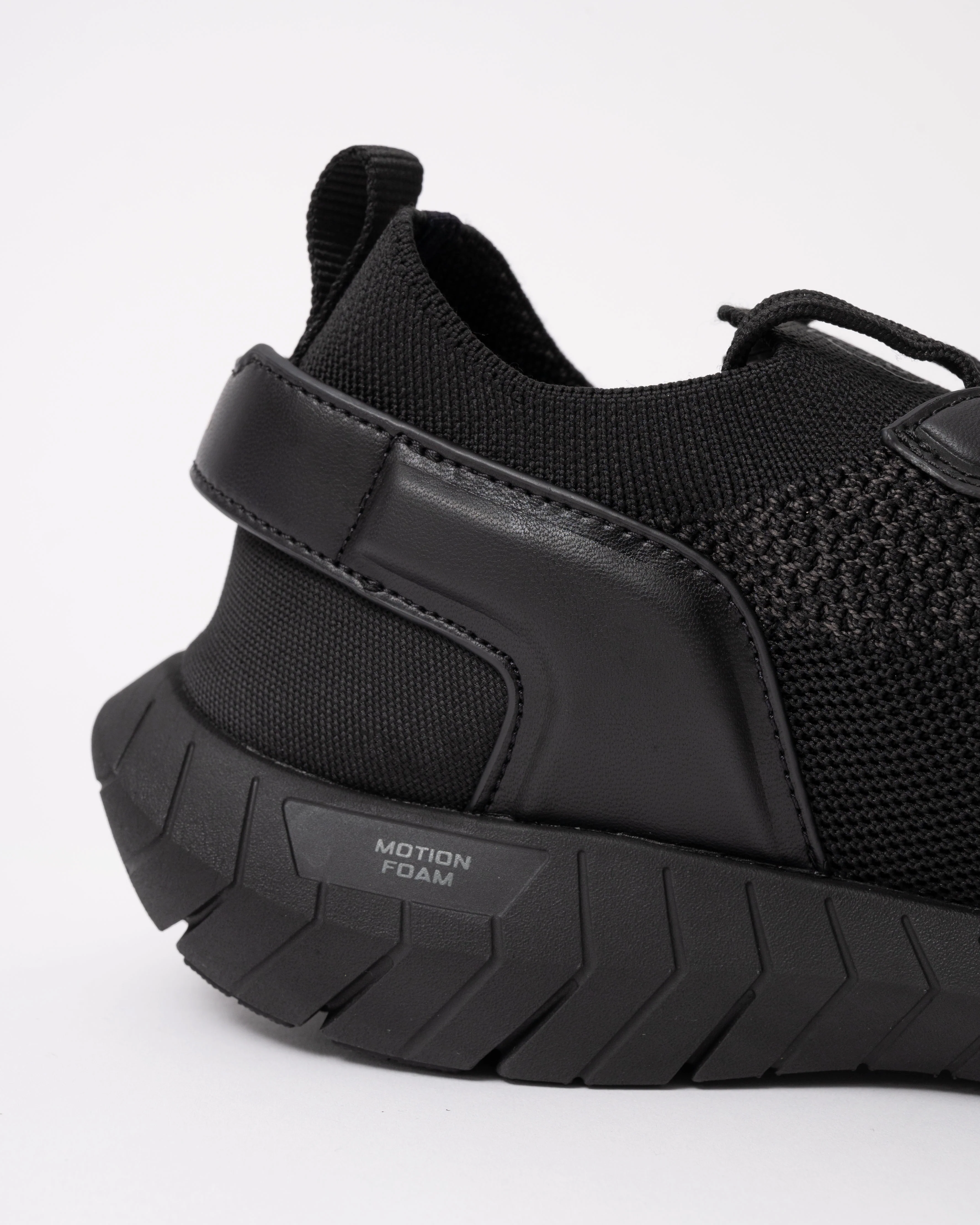 BOSS Orange Motion Mens Sock Trainers With Knitted Uppers - Black 005 - Image 6