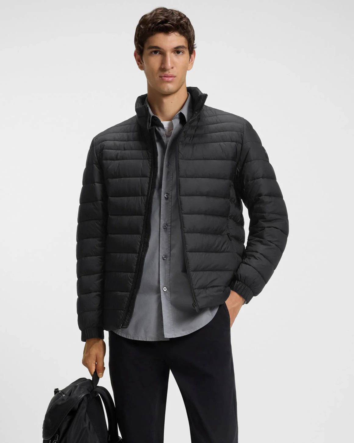 BOSS Orange Oden 2 Mens Jacket - Black 001 - Image 2