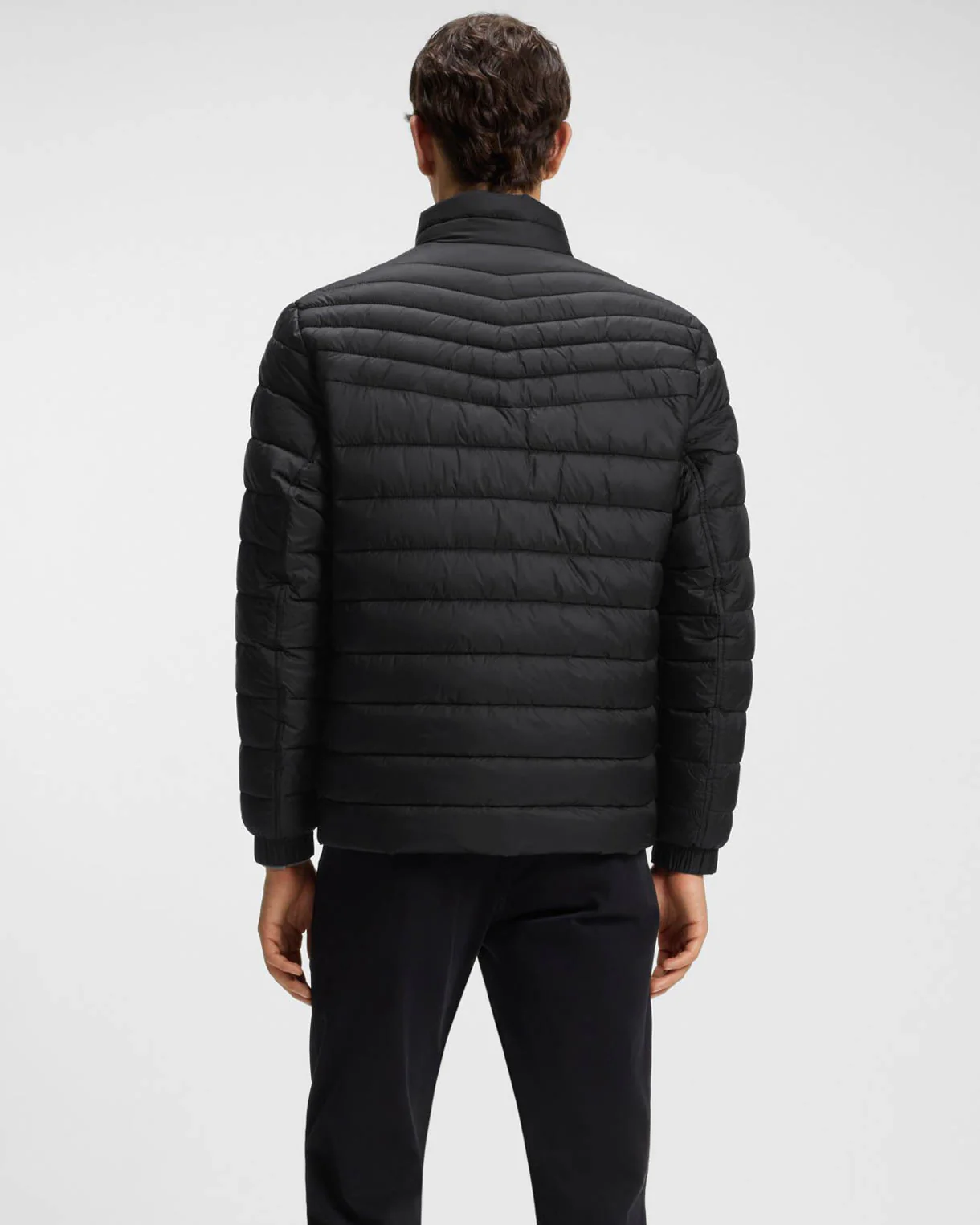 BOSS Orange Oden 2 Mens Jacket - Black 001 - Image 3