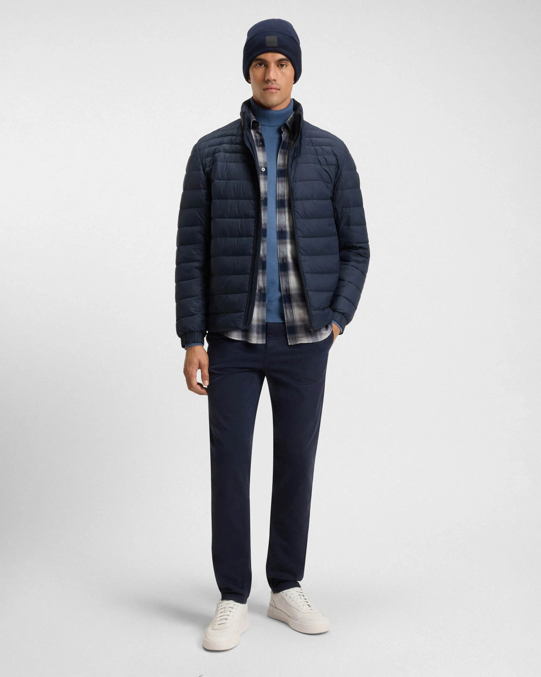 BOSS Orange Oden 2 Mens Jacket - Dark Blue 404 - Image 2
