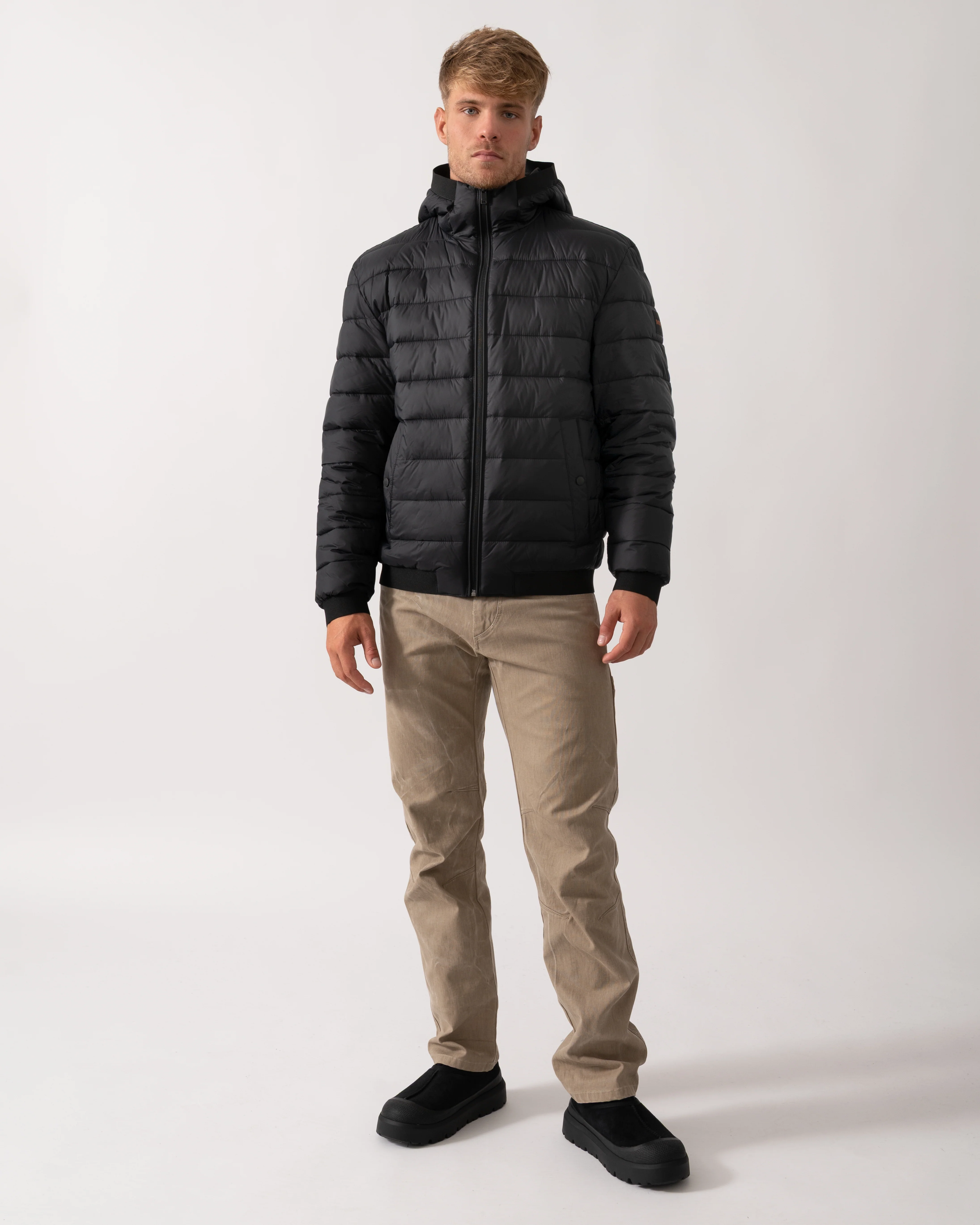BOSS Orange Odenis Mens Jacket - Black 001 - Image 2