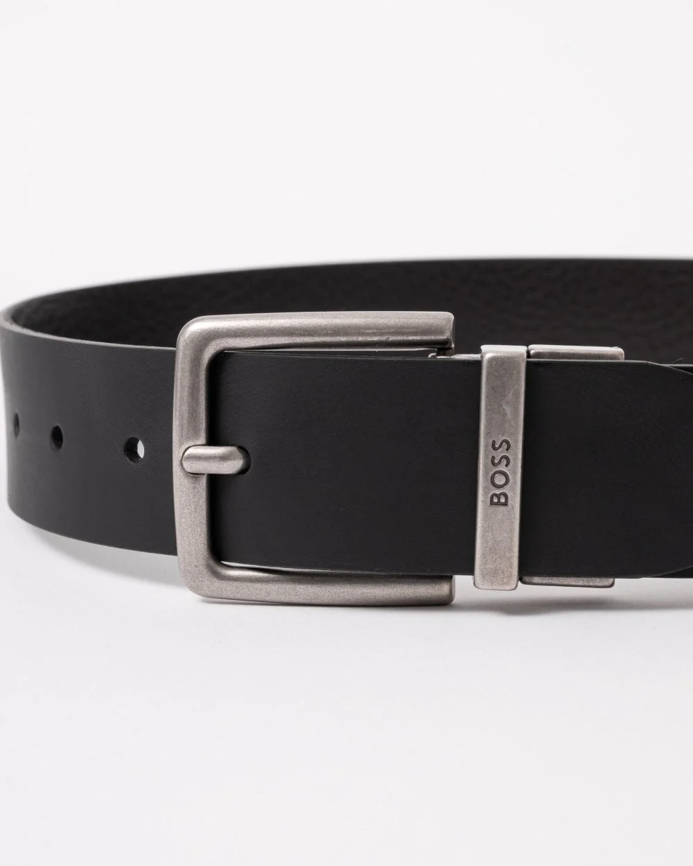 BOSS Orange Omar-G Mens Reversible Italian Leather Belt with Branded Keeper - Image 3