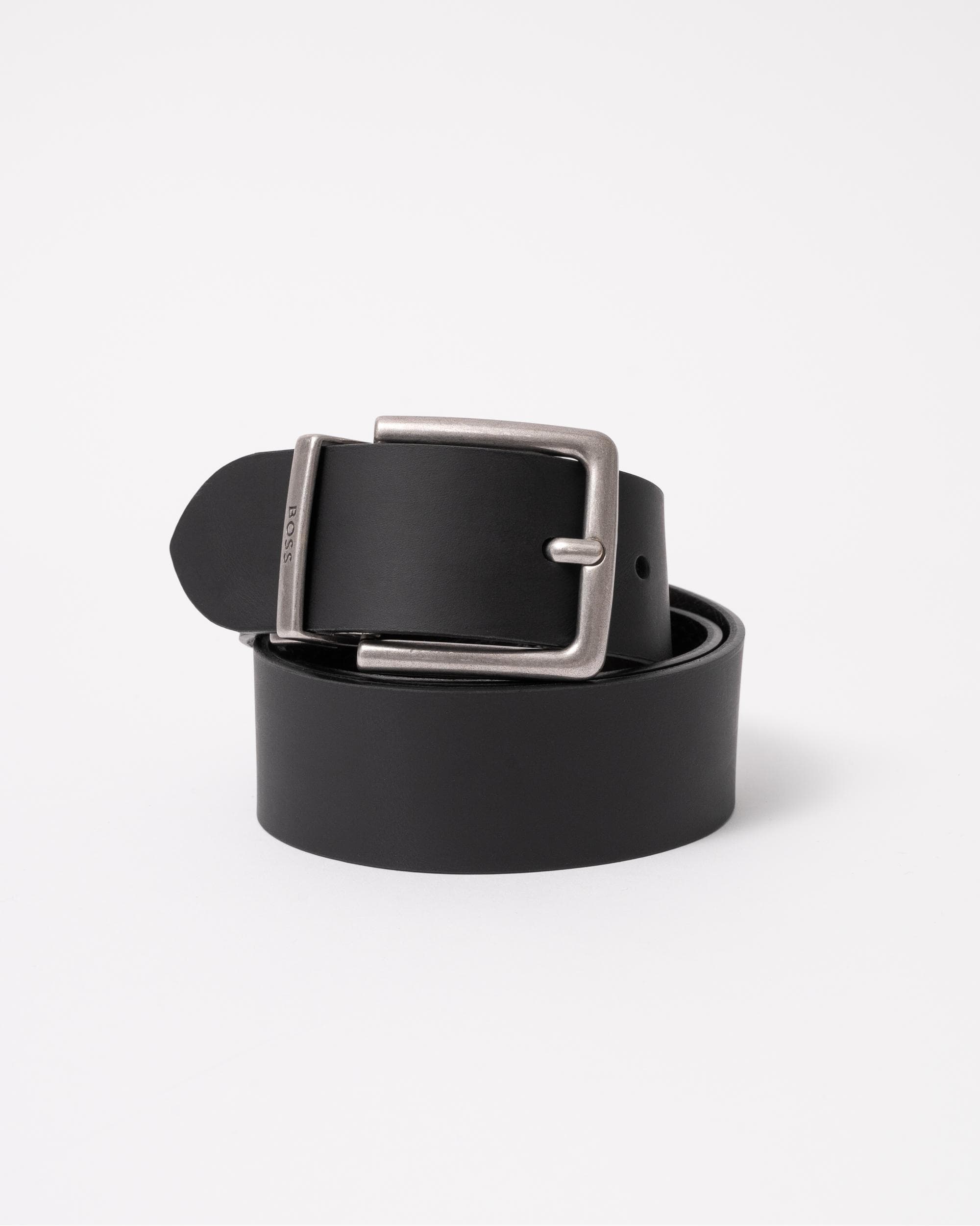 BOSS Orange Omar-G Mens Reversible Italian Leather Belt with Branded Keeper - Image 4