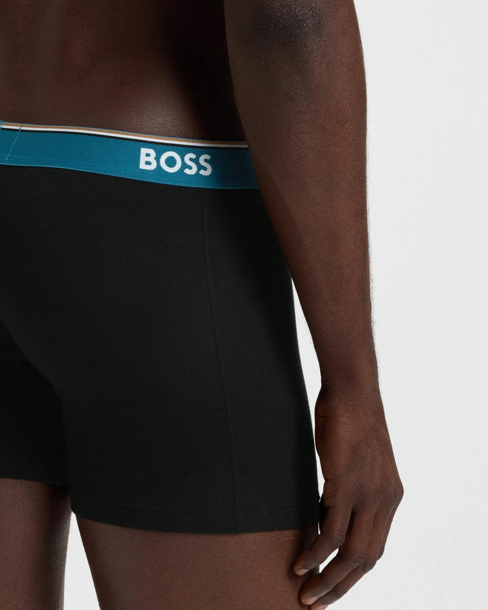 BOSS Orange Power 3-Pack Mens Boxer Briefs - Open Miscellaneous 968 - Image 4