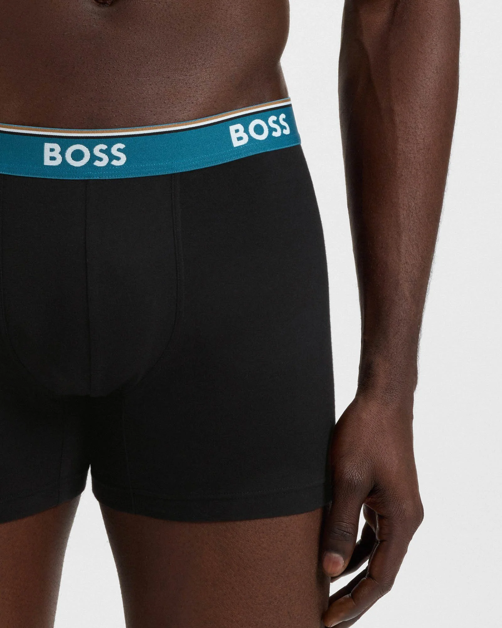 BOSS Orange Power 3-Pack Mens Boxer Briefs - Open Miscellaneous 968 - Image 5