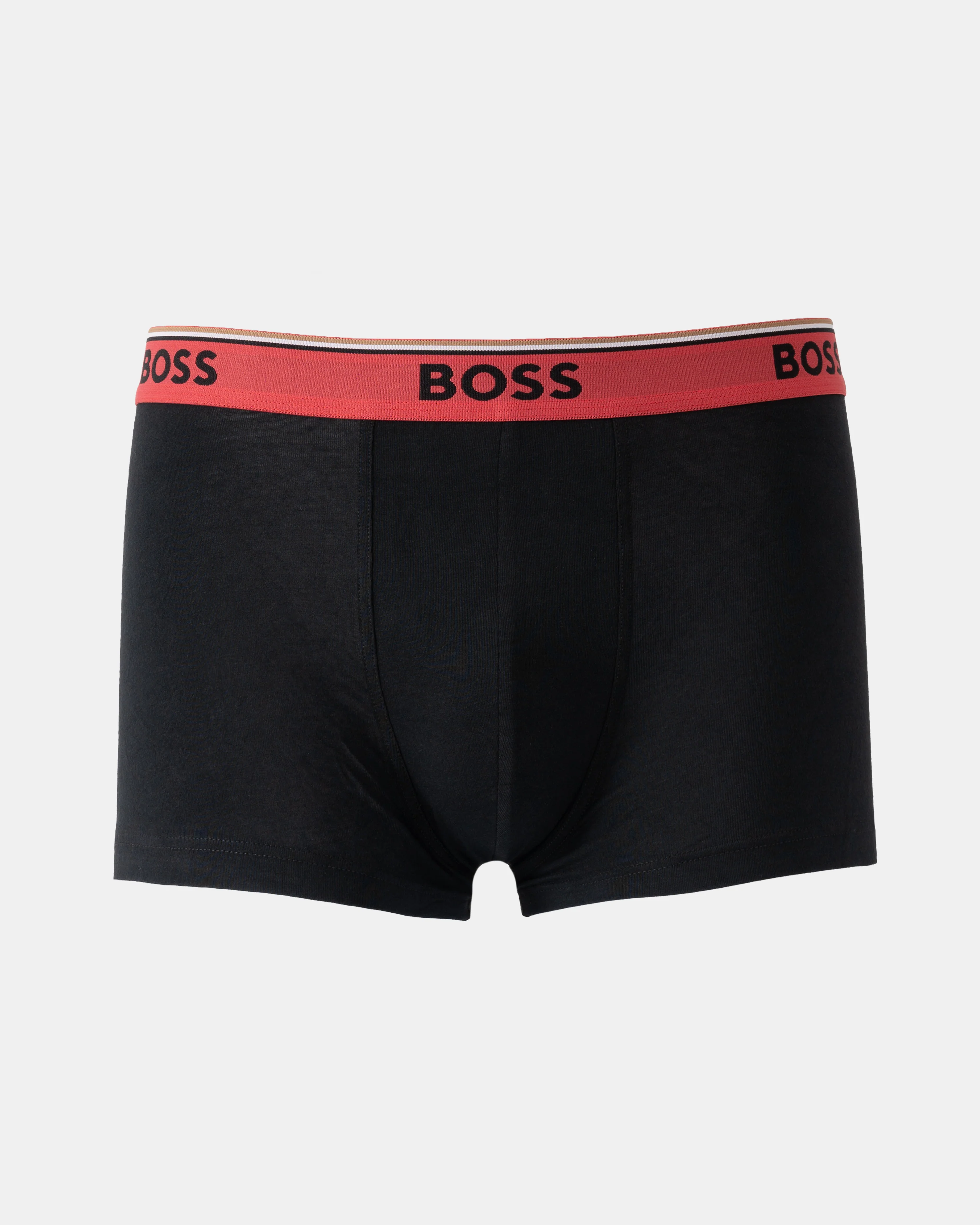 BOSS Orange Power 3-Pack Mens Trunks - Black 005 - Image 4