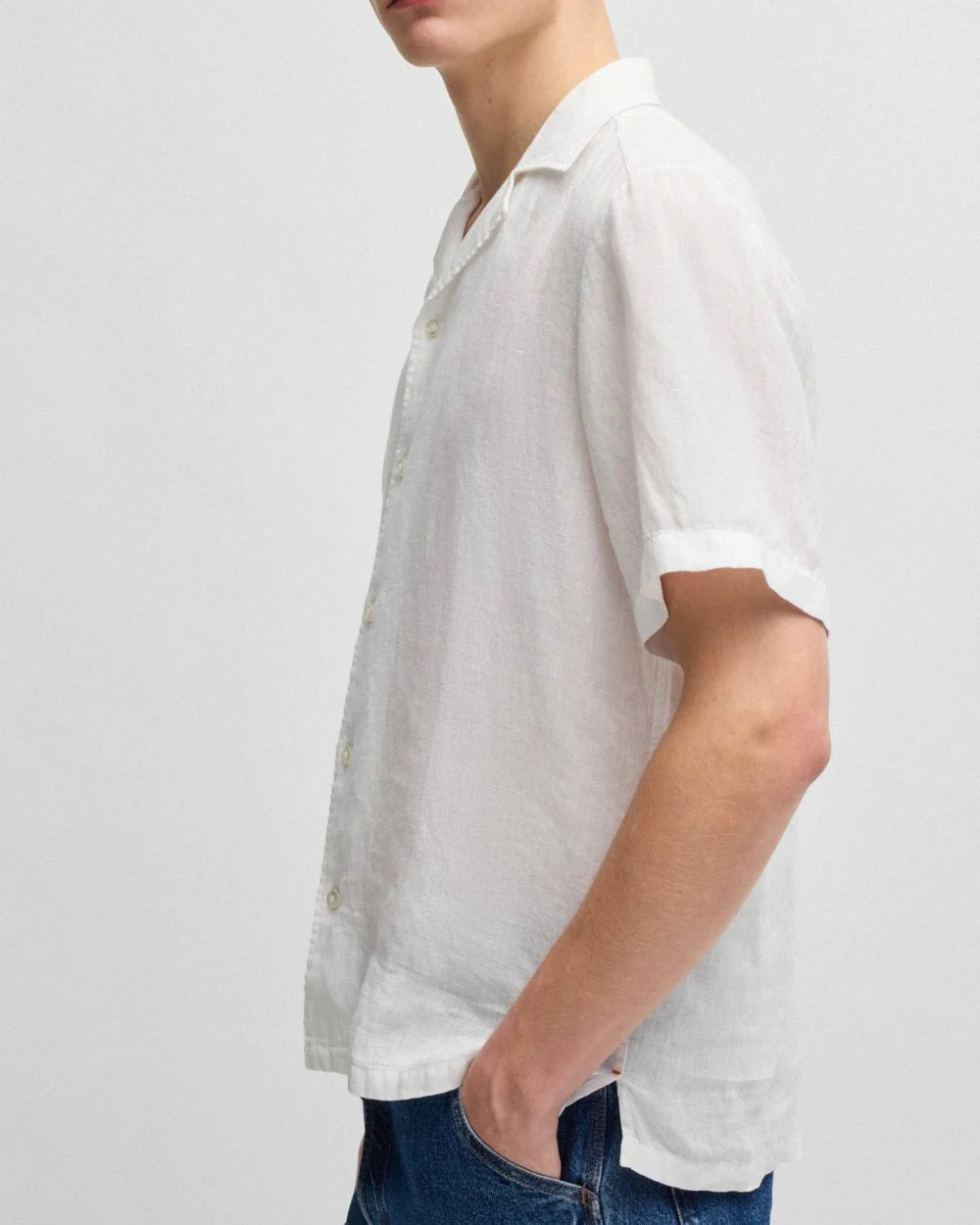 BOSS Orange Rayer Mens Short Sleeve Shirt 50546244 - Image 2