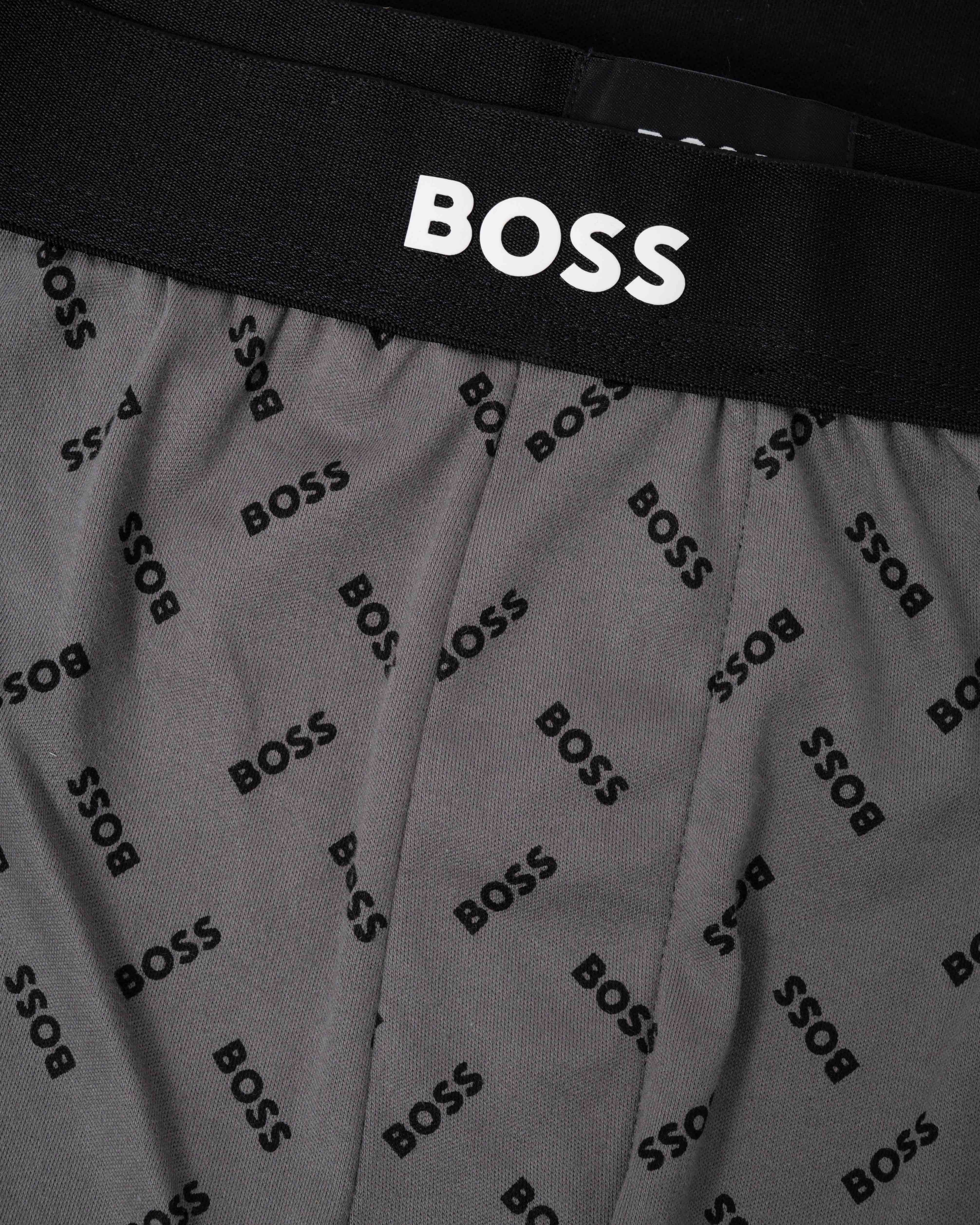 BOSS Orange Relax Mens Short Pyjama Set - Dark Grey 026 - Image 3