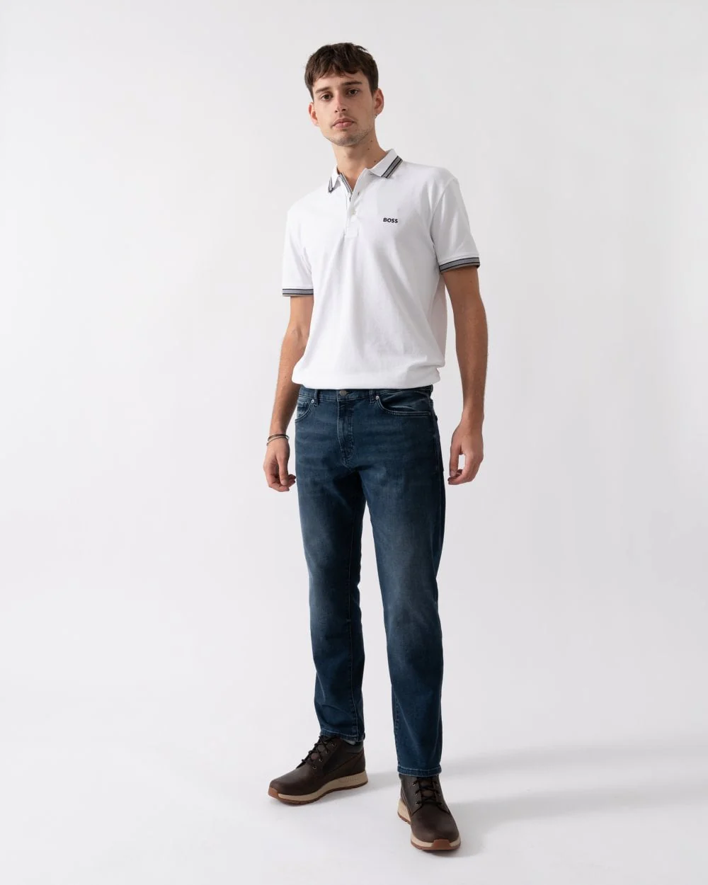 BOSS Orange Re.Maine Bo Mens Navy Jeans - Image 4