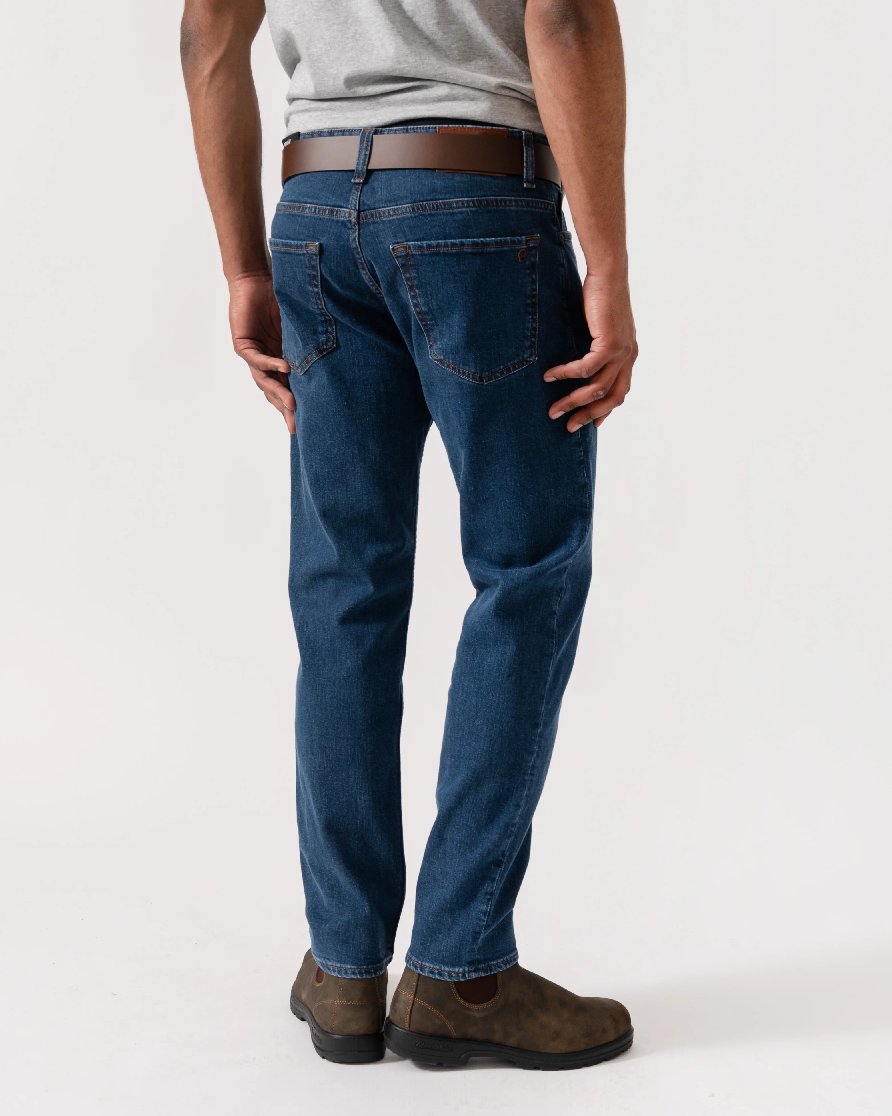 BOSS Orange Mens ReMaine Jeans - Dark Blue 409 - Image 2