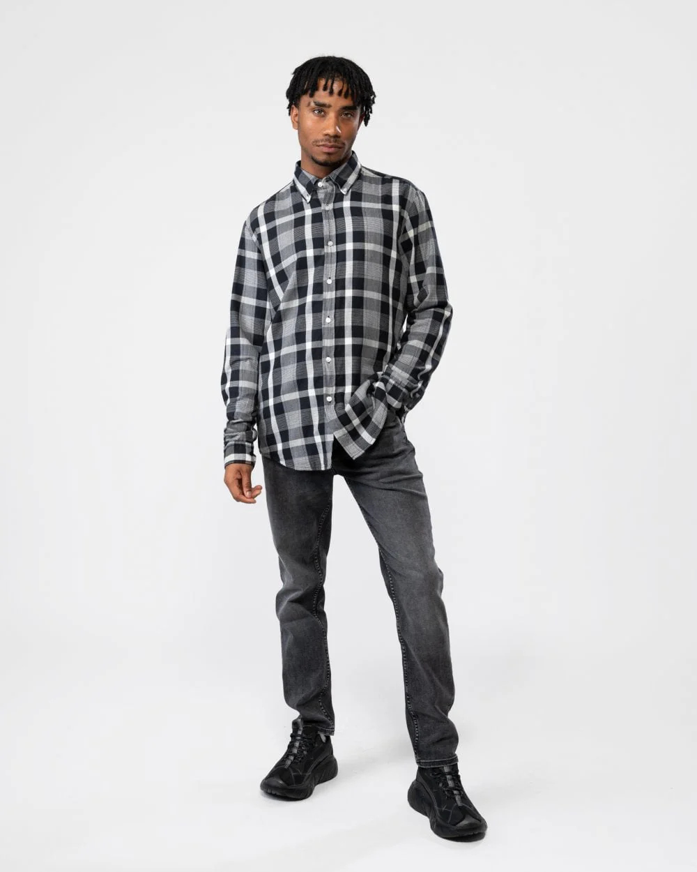 BOSS Orange Rickerty Mens Check Shirt - Image 3