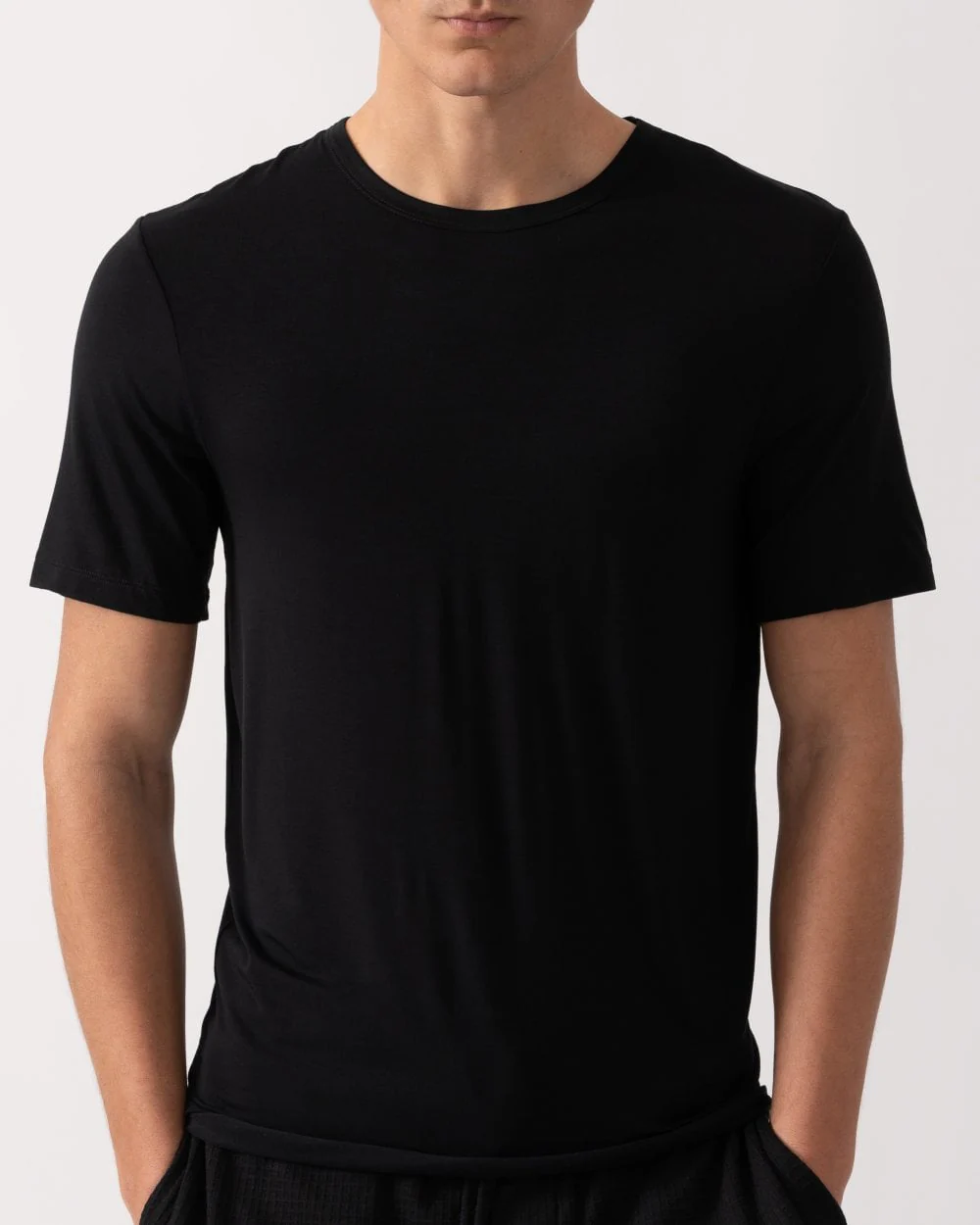 BOSS Orange RN Bamboo 3-Pack Mens T-Shirts - Black 001 - Image 2