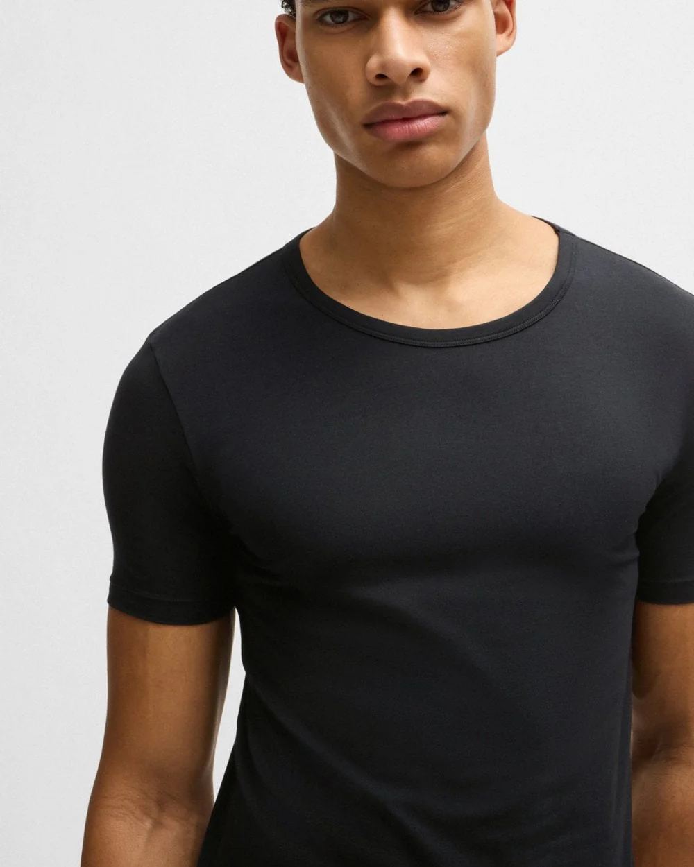 BOSS Orange RN Modern 2-Pack Mens T-Shirts NOS - Black 001 - Image 3