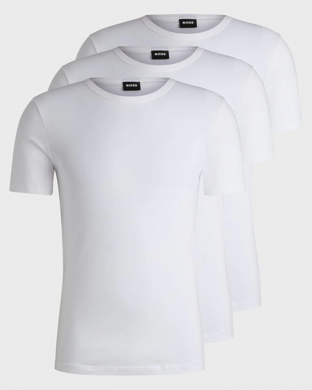 BOSS Orange RN Modern 2-Pack Mens T-Shirts NOS - White 100 - Image 2