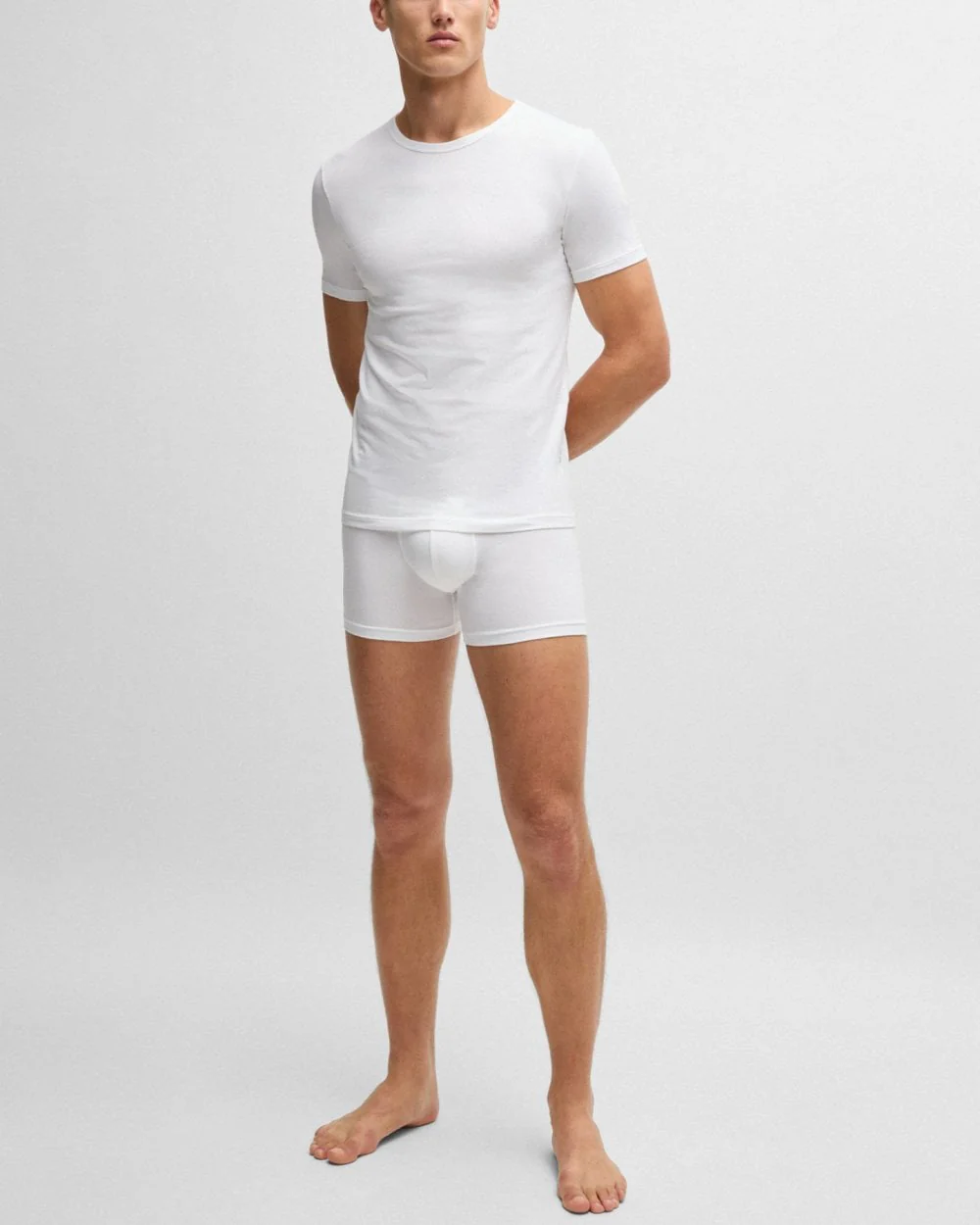 BOSS Orange RN Modern 2-Pack Mens T-Shirts NOS - White 100 - Image 3