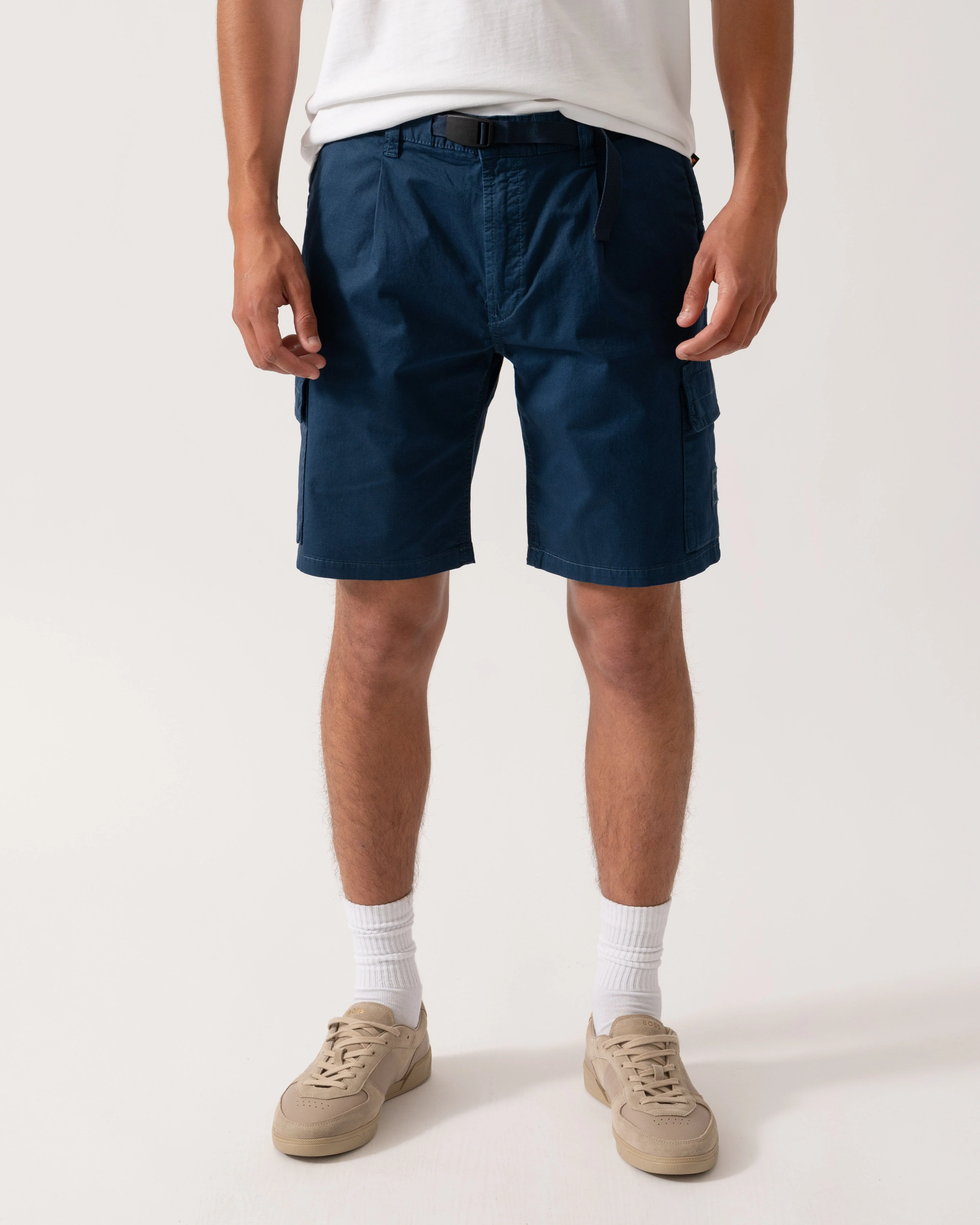 BOSS Orange Sariel Mens Shorts - Open Blue 466