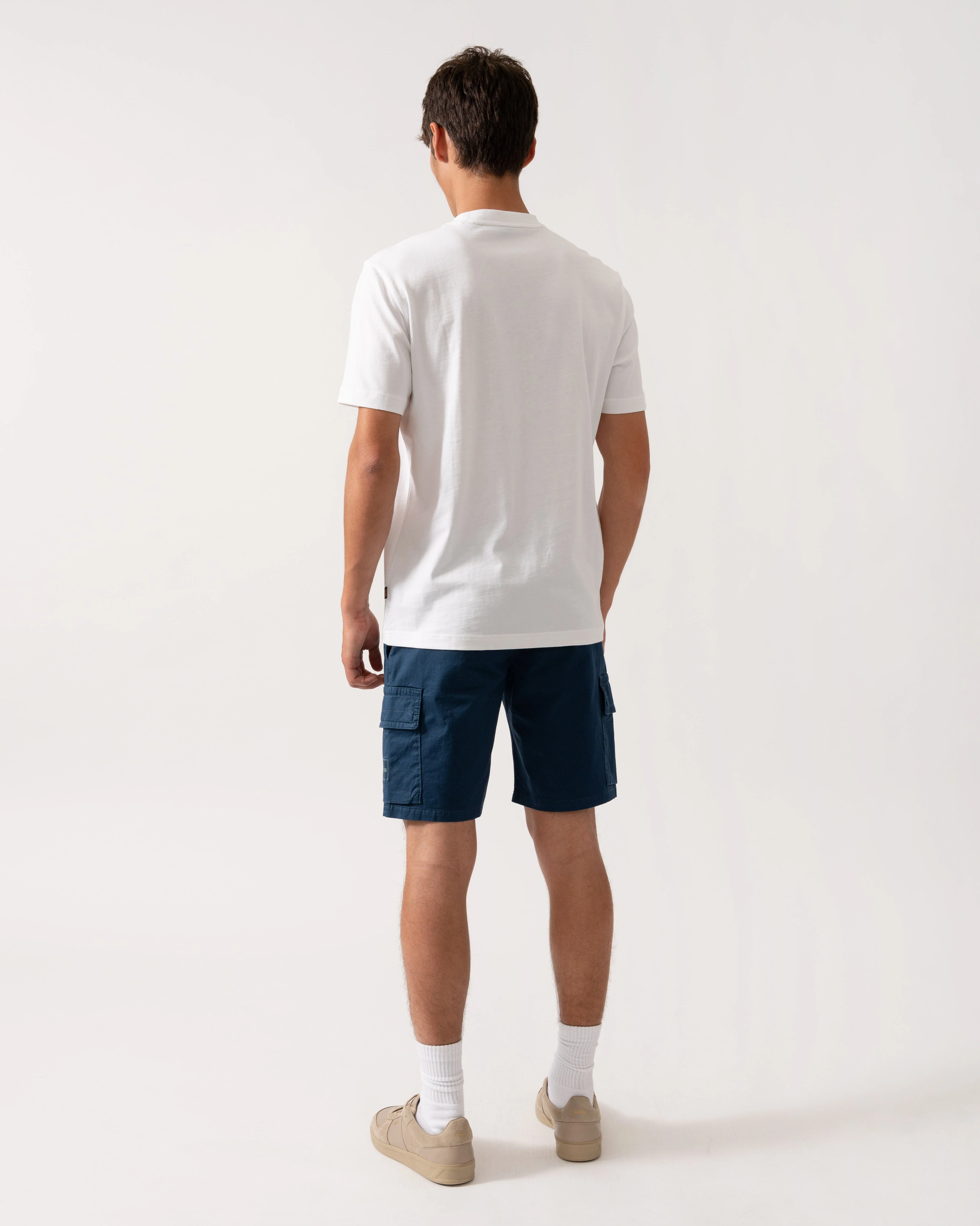 BOSS Orange Sariel Mens Shorts - Open Blue 466 - Image 5