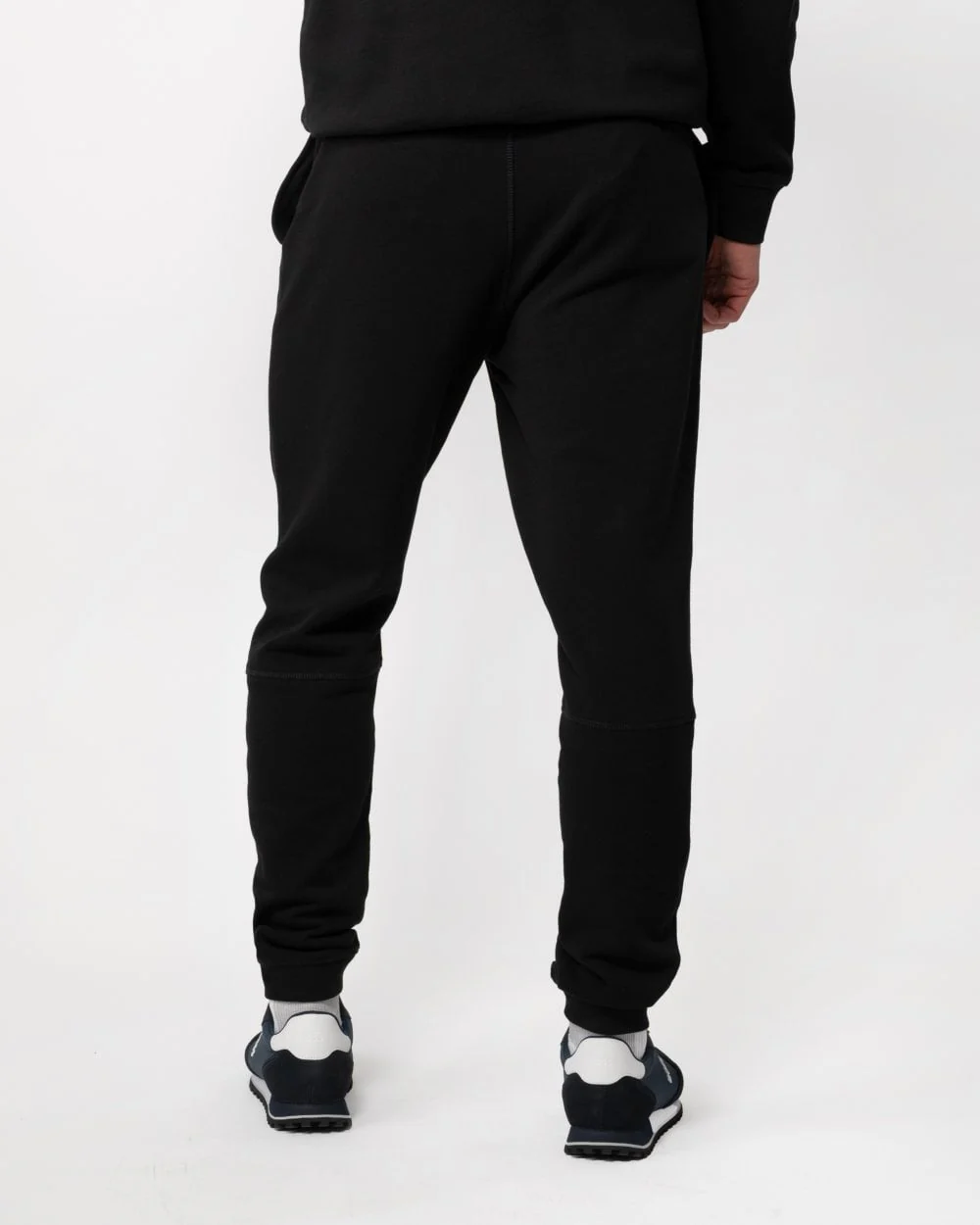 BOSS Orange Sestart Mens Cotton-Terry Tracksuit Bottoms With Logo Patch NOS - Black 001 - Image 2
