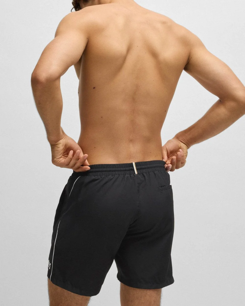 BOSS Orange Starfish Mens Swim Shorts NOS - Black 001 - Image 3