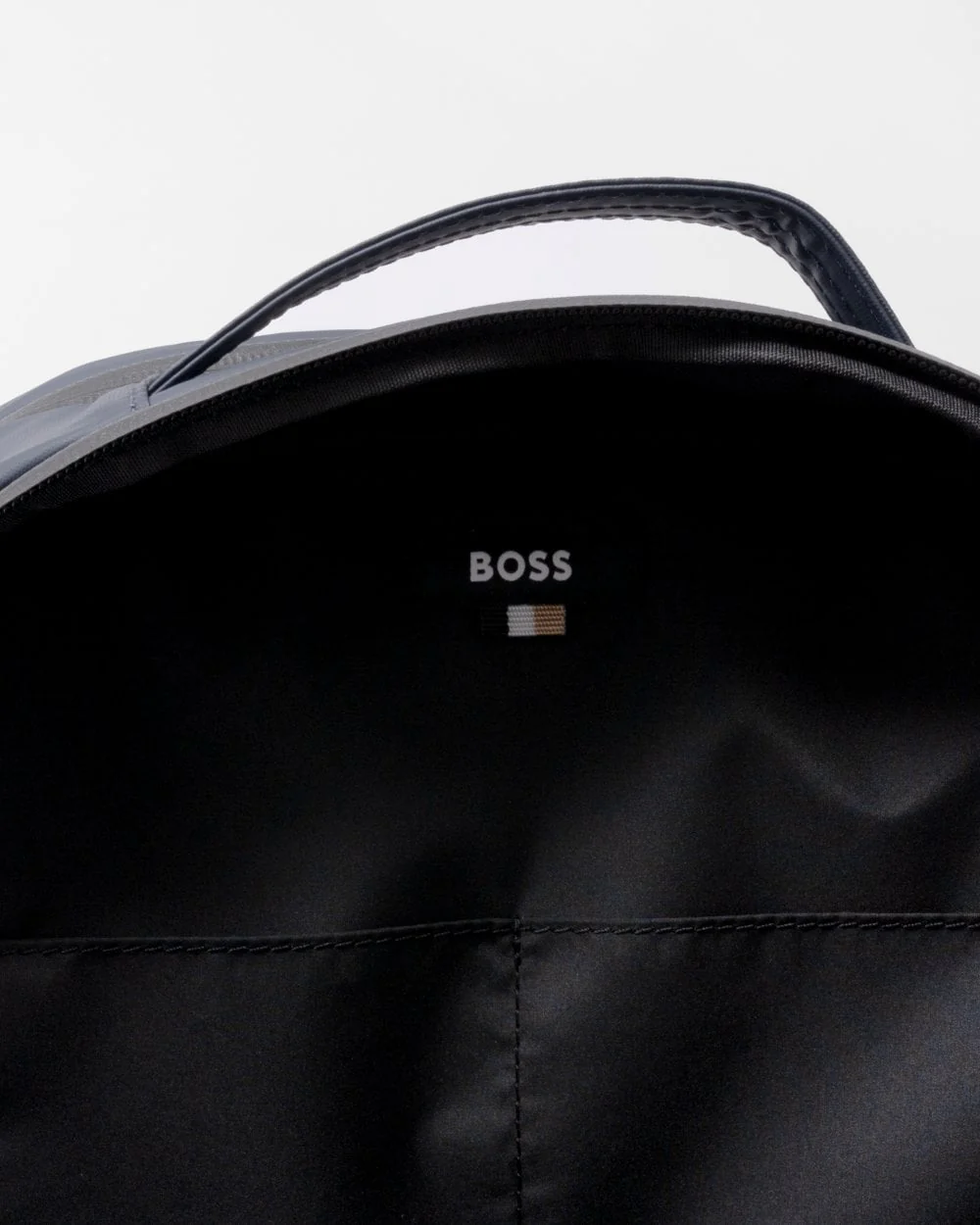 BOSS Orange Stormy Mens Faux Leather Backpack with Logo Details - Image 5
