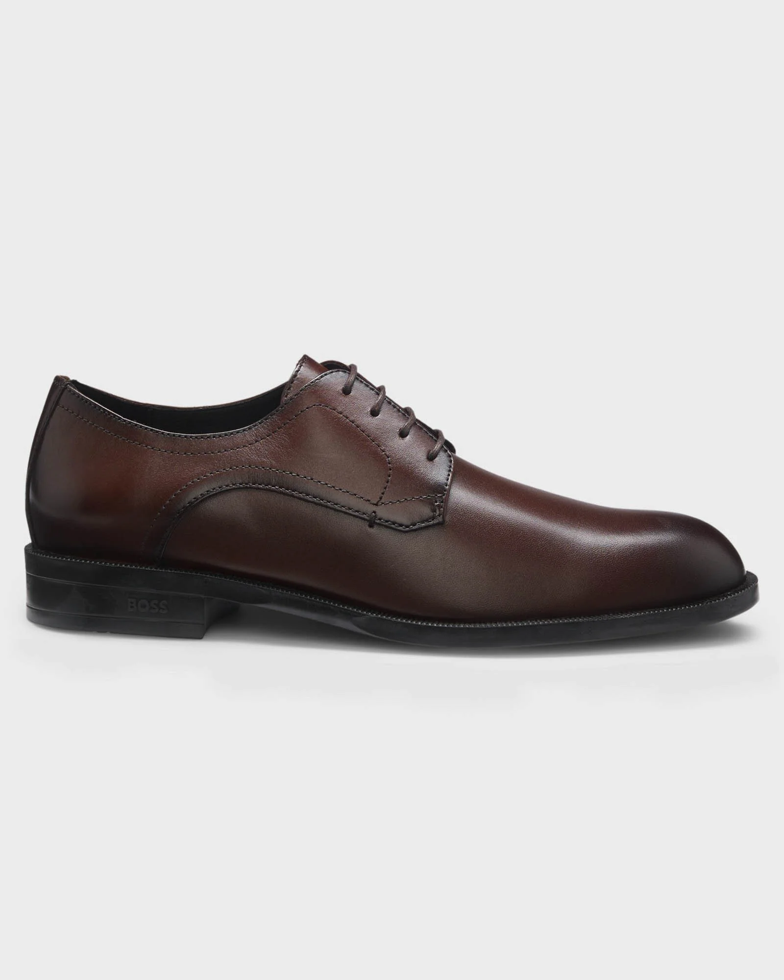 BOSS Orange Tayil Mens Derby Shoes - Dark Brown 205 - Image 2