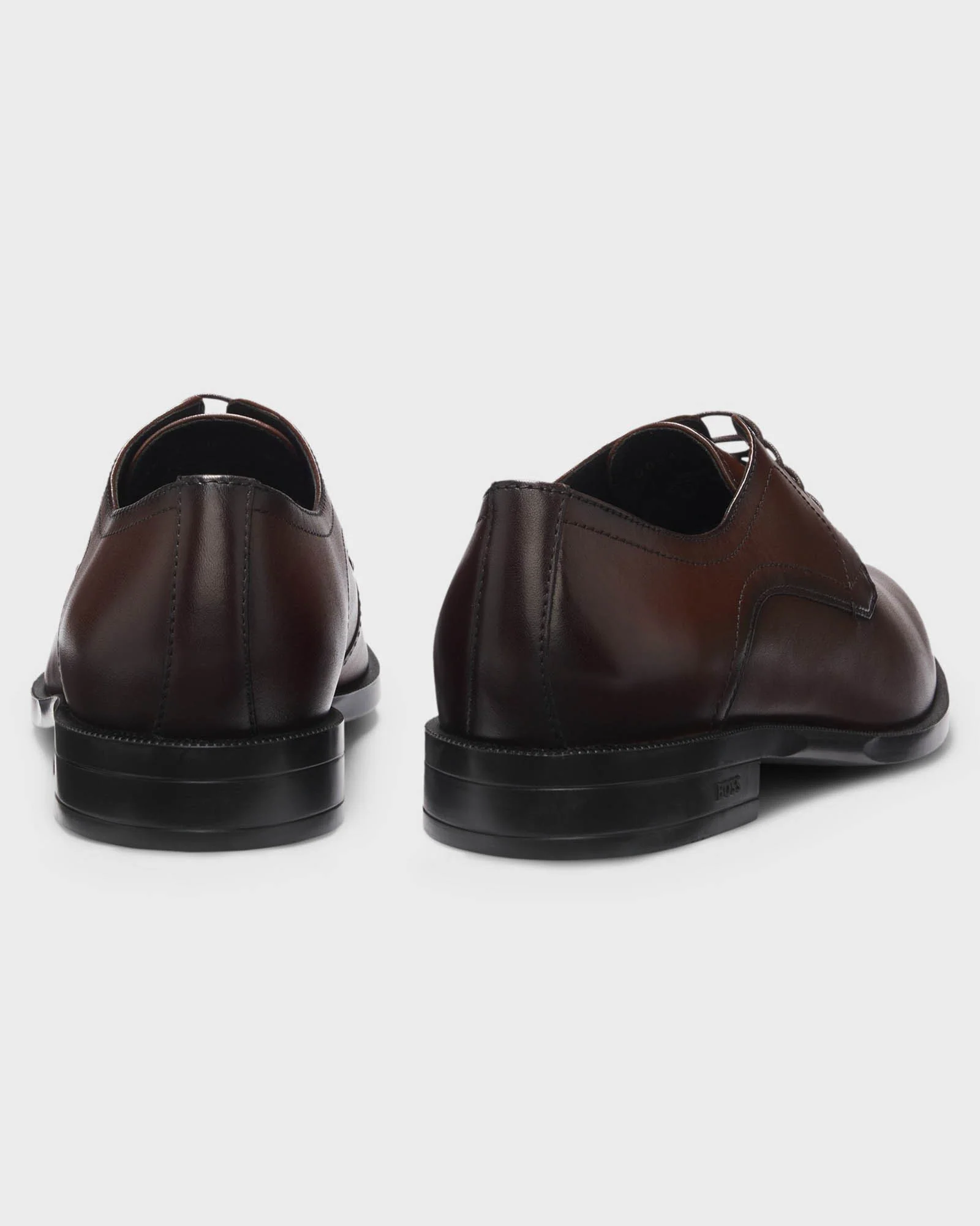 BOSS Orange Tayil Mens Derby Shoes - Dark Brown 205 - Image 3