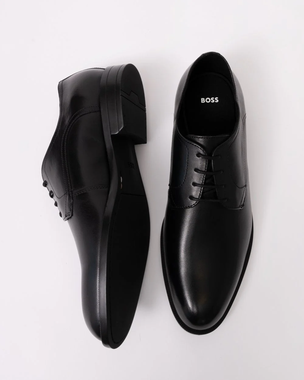 BOSS Orange Tayil Mens Derby Shoes - Black 001 - Image 2