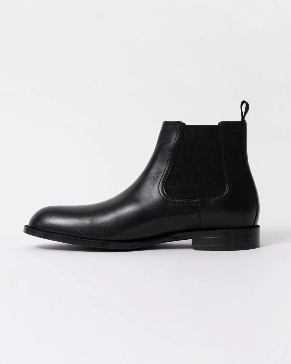 BOSS Orange Tayil Mens Leather Chelsea Boots - Image 2
