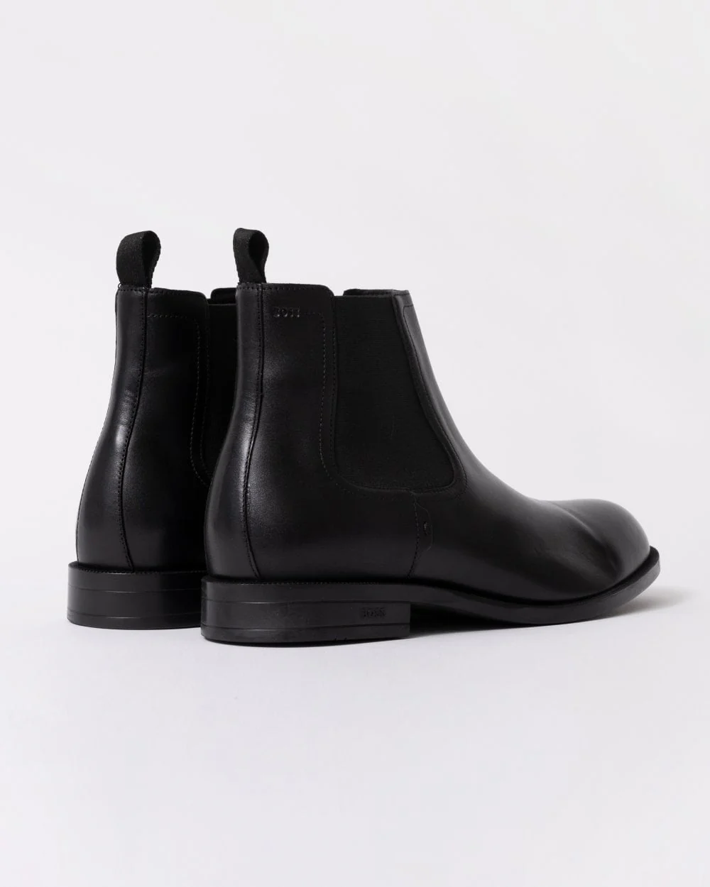 BOSS Orange Tayil Mens Leather Chelsea Boots - Image 3