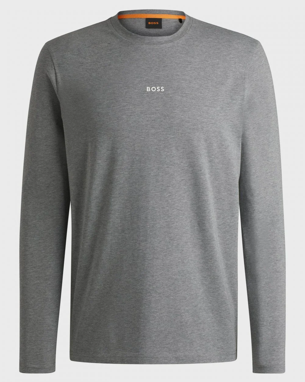 BOSS Orange Tchark Mens Long Sleeve Stretch Cotton T-Shirt - Image 3
