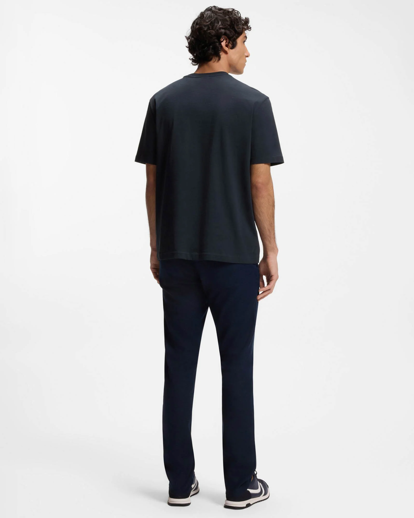 BOSS Orange Te Board Mens T-Shirt - Dark Blue 404 - Image 4