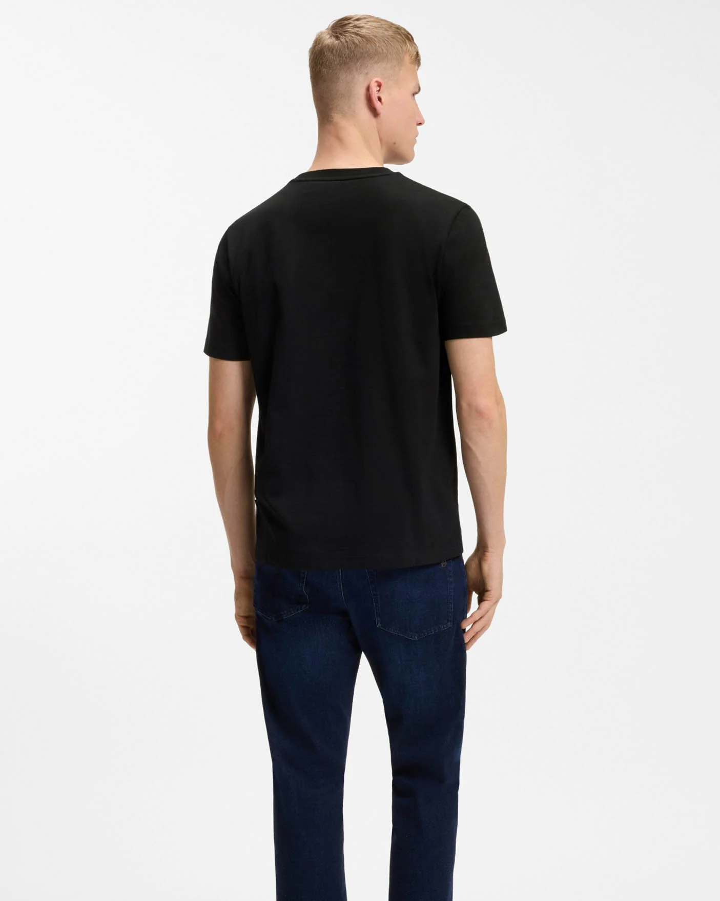 BOSS Orange Te Creature Mens Graphic Print T-Shirt - Black 001 - Image 2