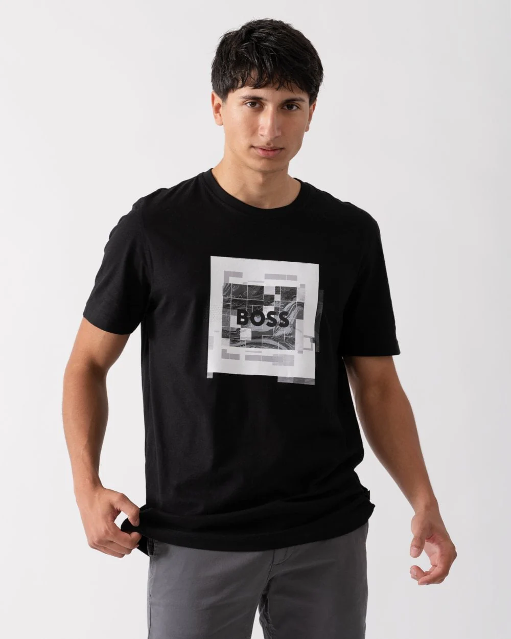 BOSS Orange Te Urban Mens Graphic Print T-Shirt