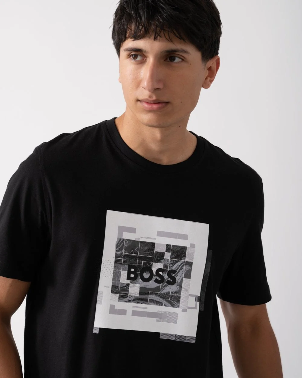 BOSS Orange Te Urban Mens Graphic Print T-Shirt - Image 2