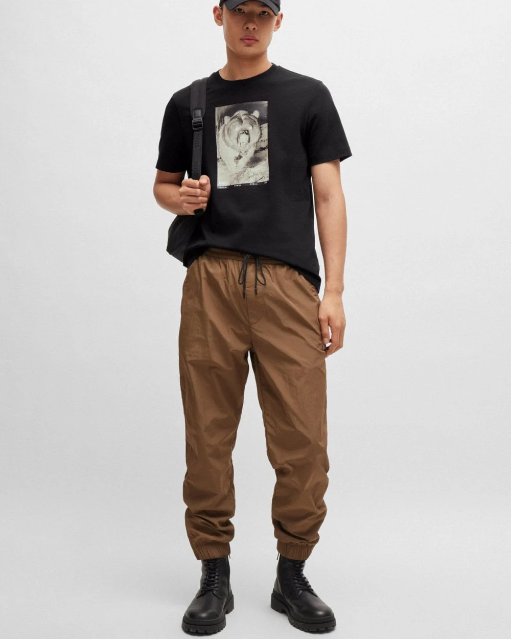BOSS Orange Te Wilds Mens Graphic Print T-Shirt - Image 2