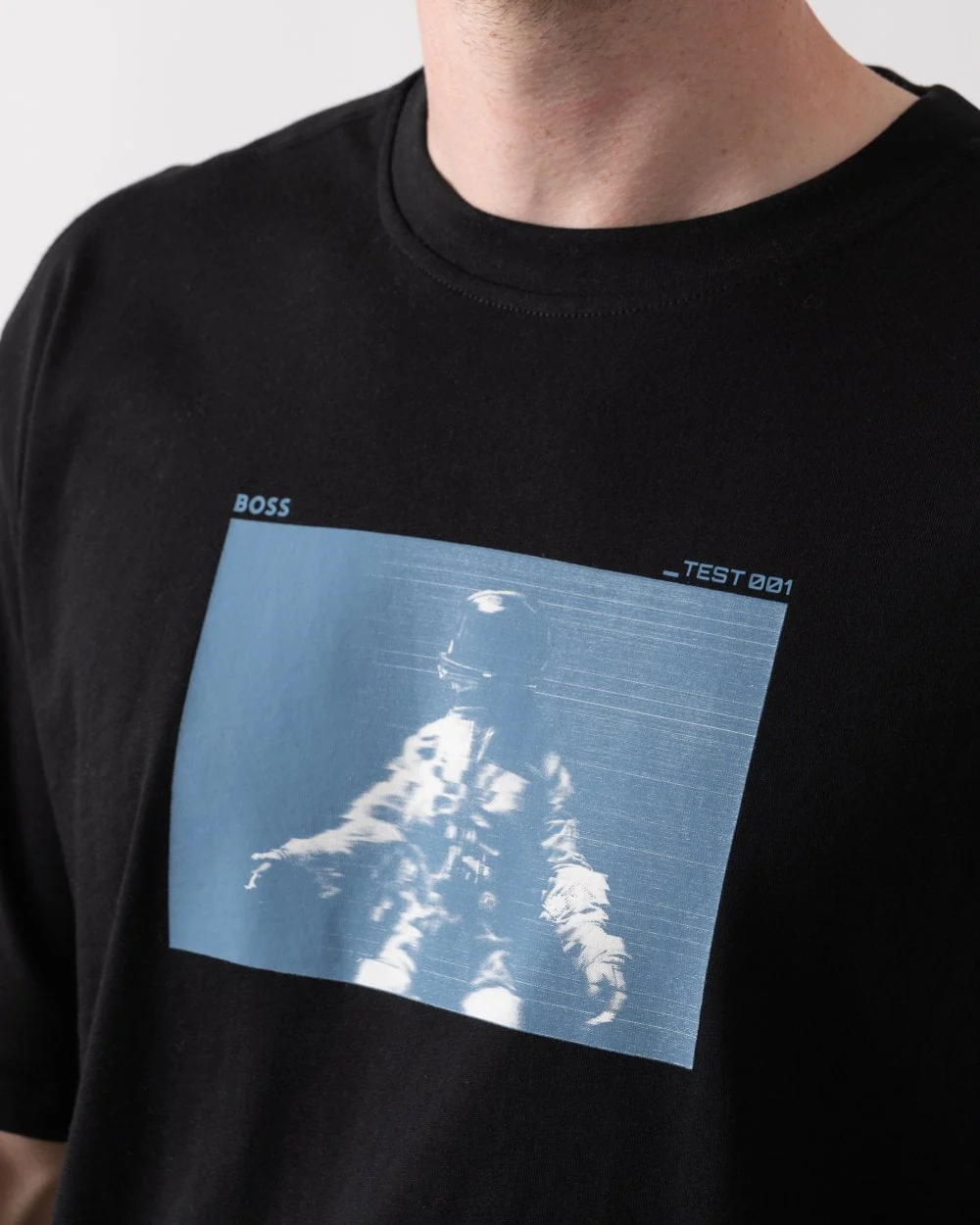 BOSS Orange Tee Astronaut Mens Graphic Print T-Shirt - Image 2