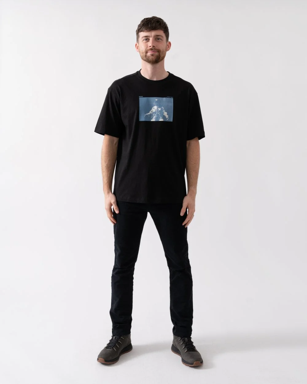 BOSS Orange Tee Astronaut Mens Graphic Print T-Shirt - Image 4