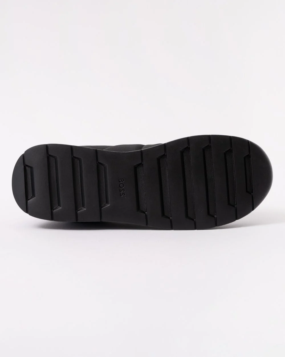 BOSS Orange Titanium Runn Mens Low-Top Trainers with Textured Uppers - Black 005 - Image 5