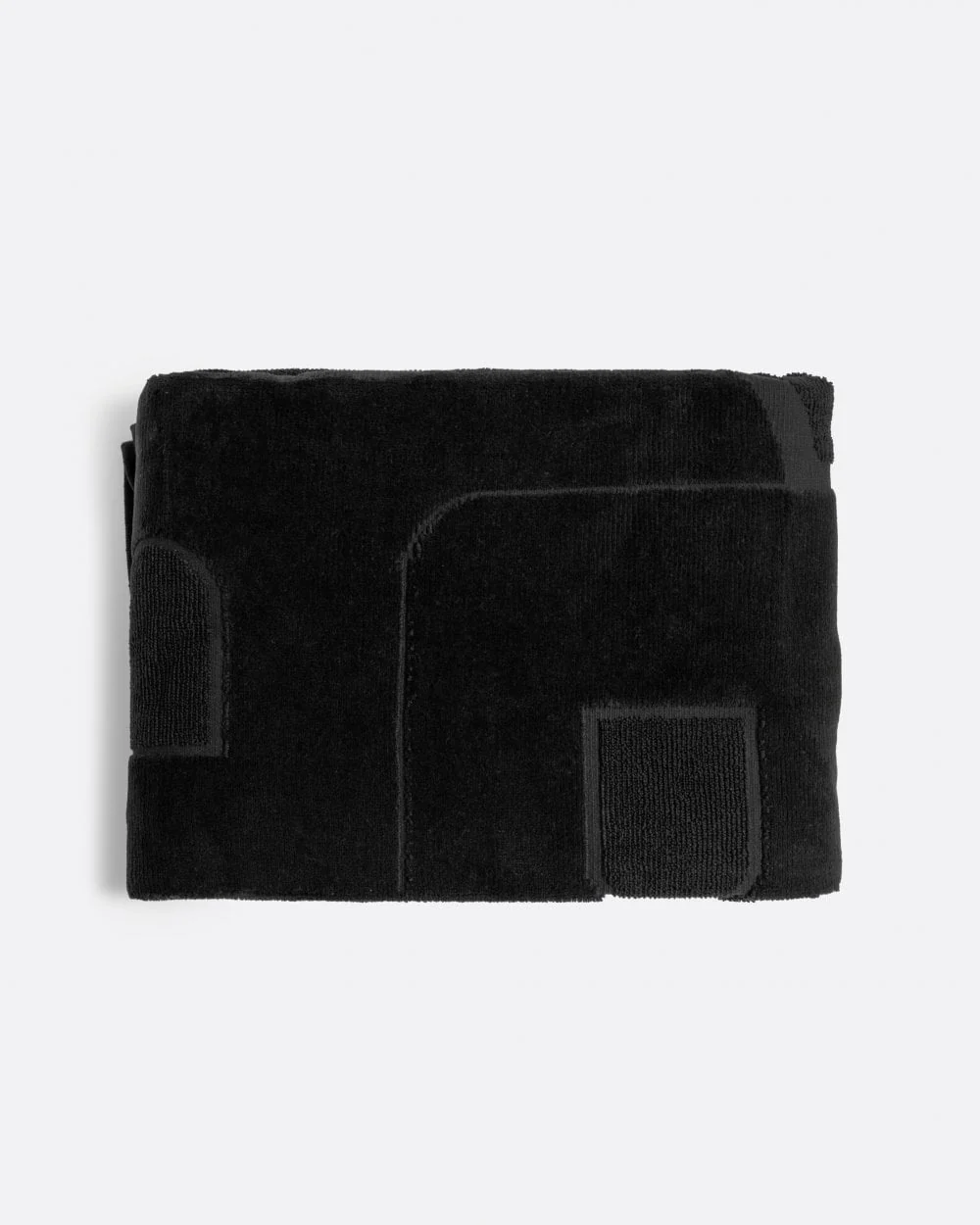 BOSS Orange Toni Cotton Beach Towel with Double Monogram