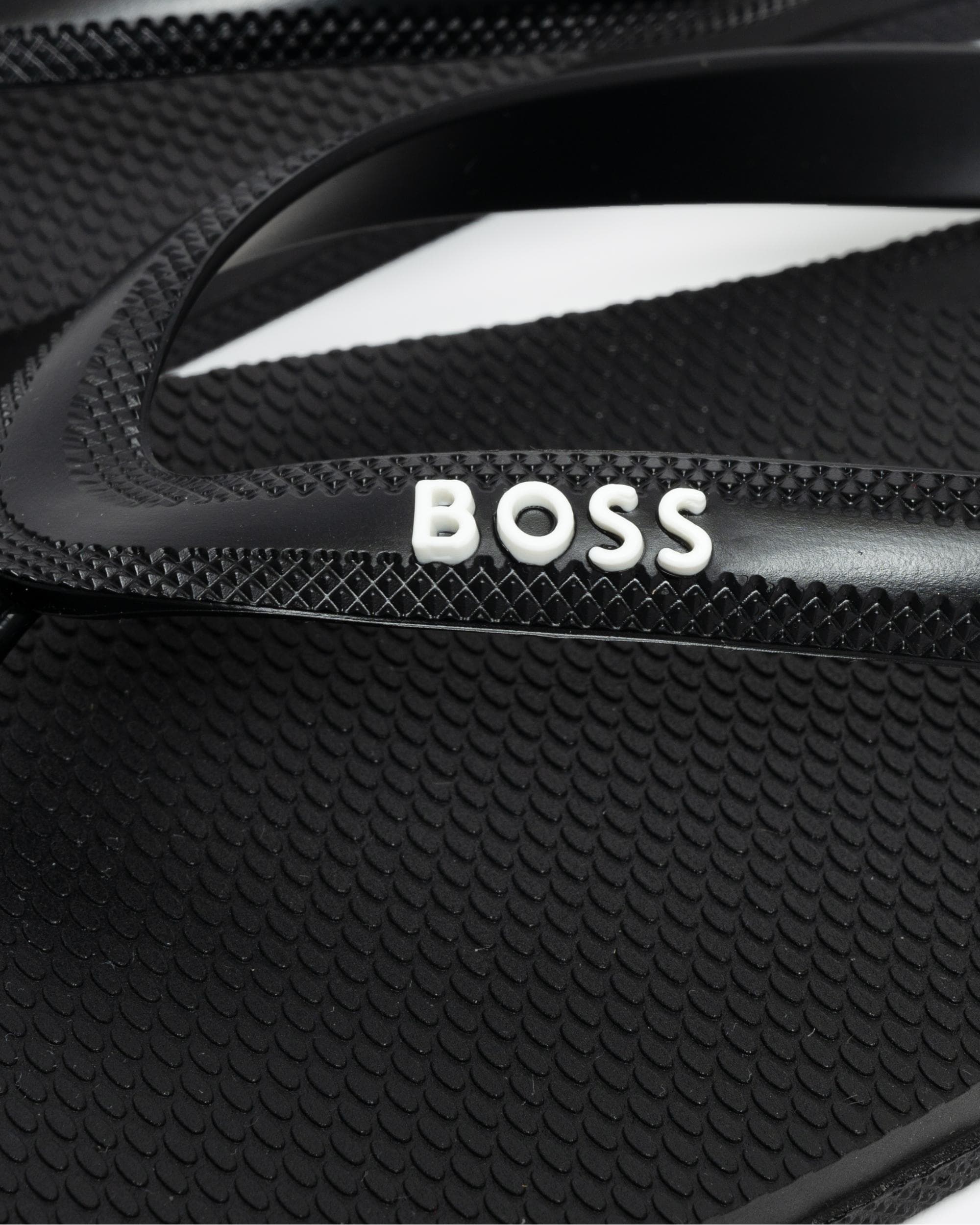 BOSS Orange Tracy Thong Mens Flip Flops - Black 001 - Image 2