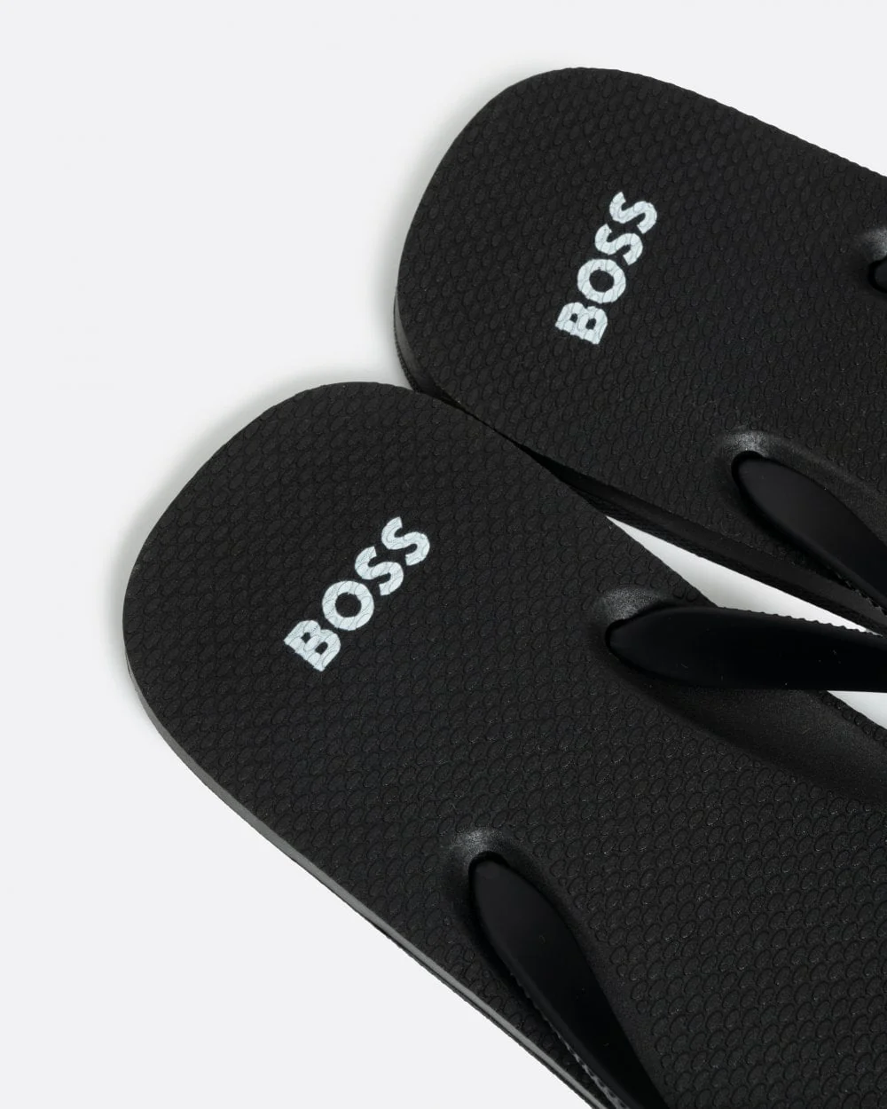 BOSS Orange Tracy Thong Mens Flip Flops - Black 001 - Image 4