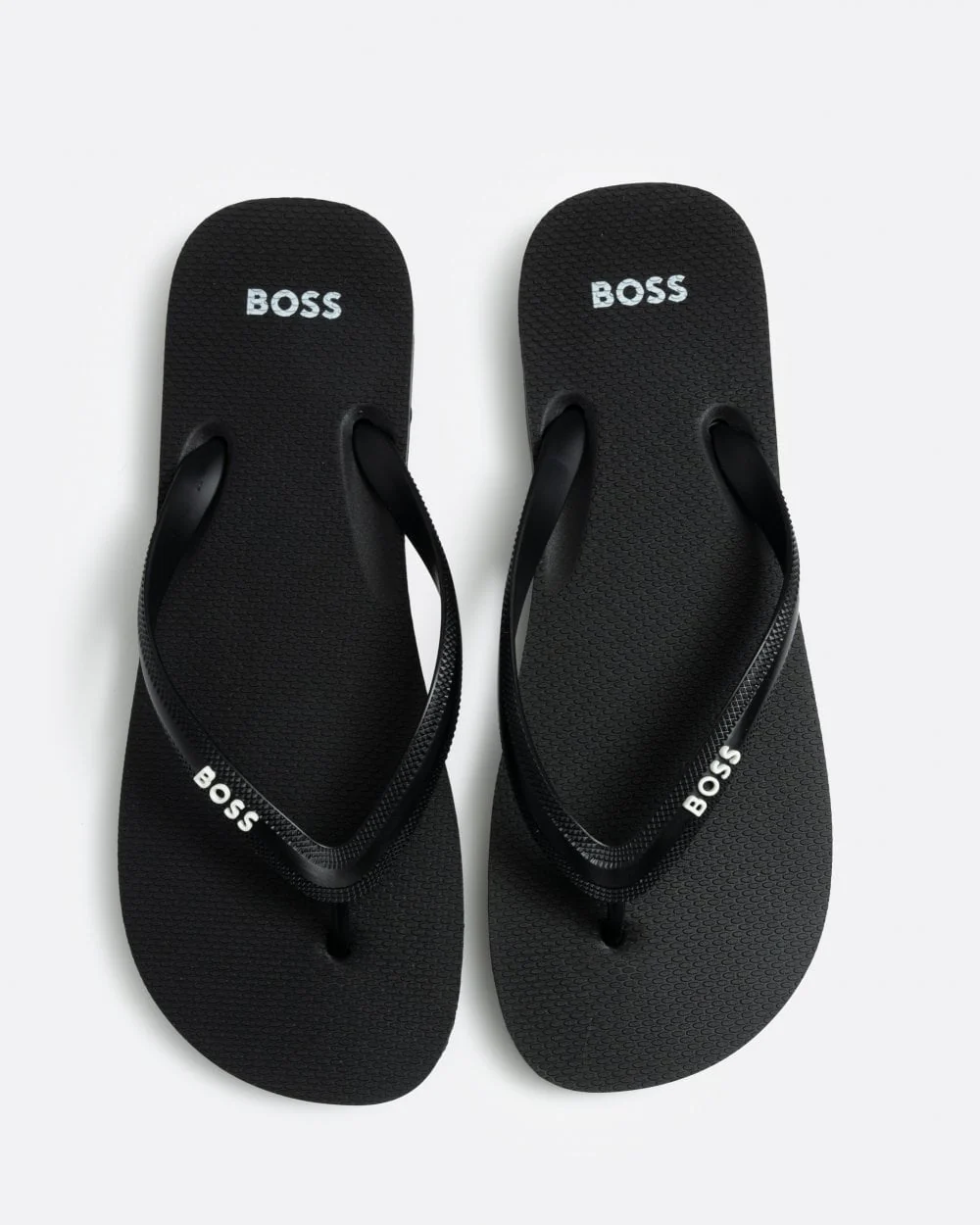 BOSS Orange Tracy Thong Mens Flip Flops - Black 001 - Image 6