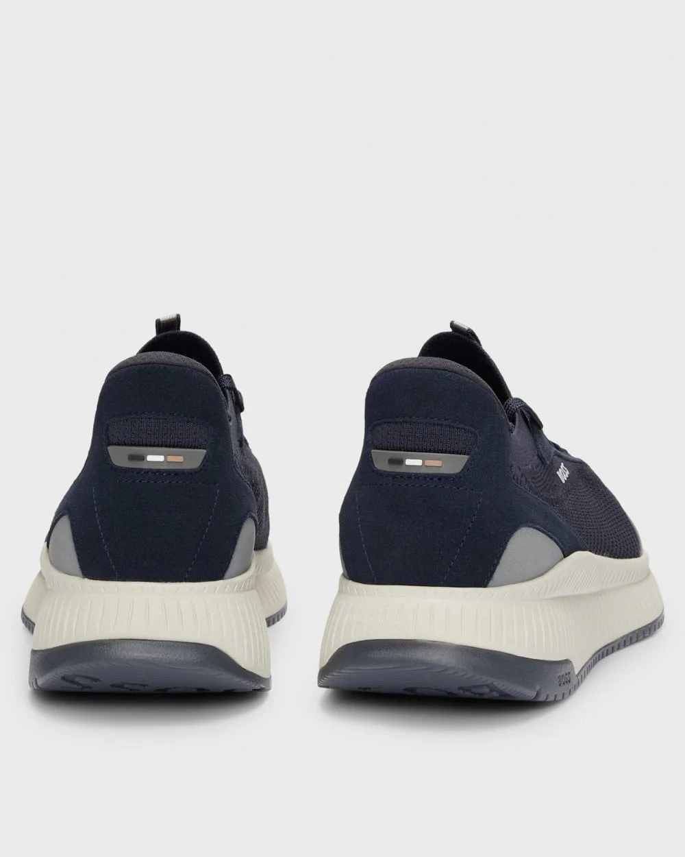 BOSS Orange TTNM EVO Mens Trainers with Knitted Uppers NOS - Dark Blue 401 - Image 3