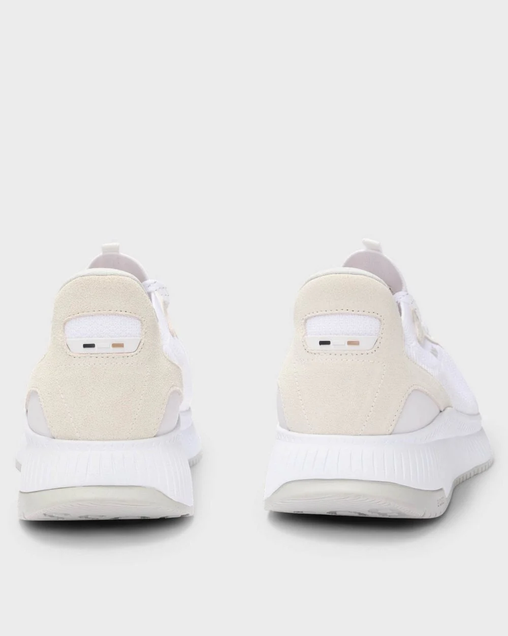 BOSS Orange TTNM EVO Mens Trainers with Knitted Uppers - White 100 - Image 3
