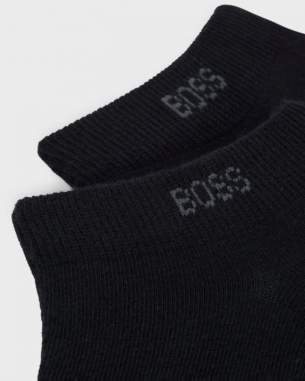 BOSS Orange Two-Pack of Ankle Length Socks in Stretch Fabric NOS - Black 001 - Image 2