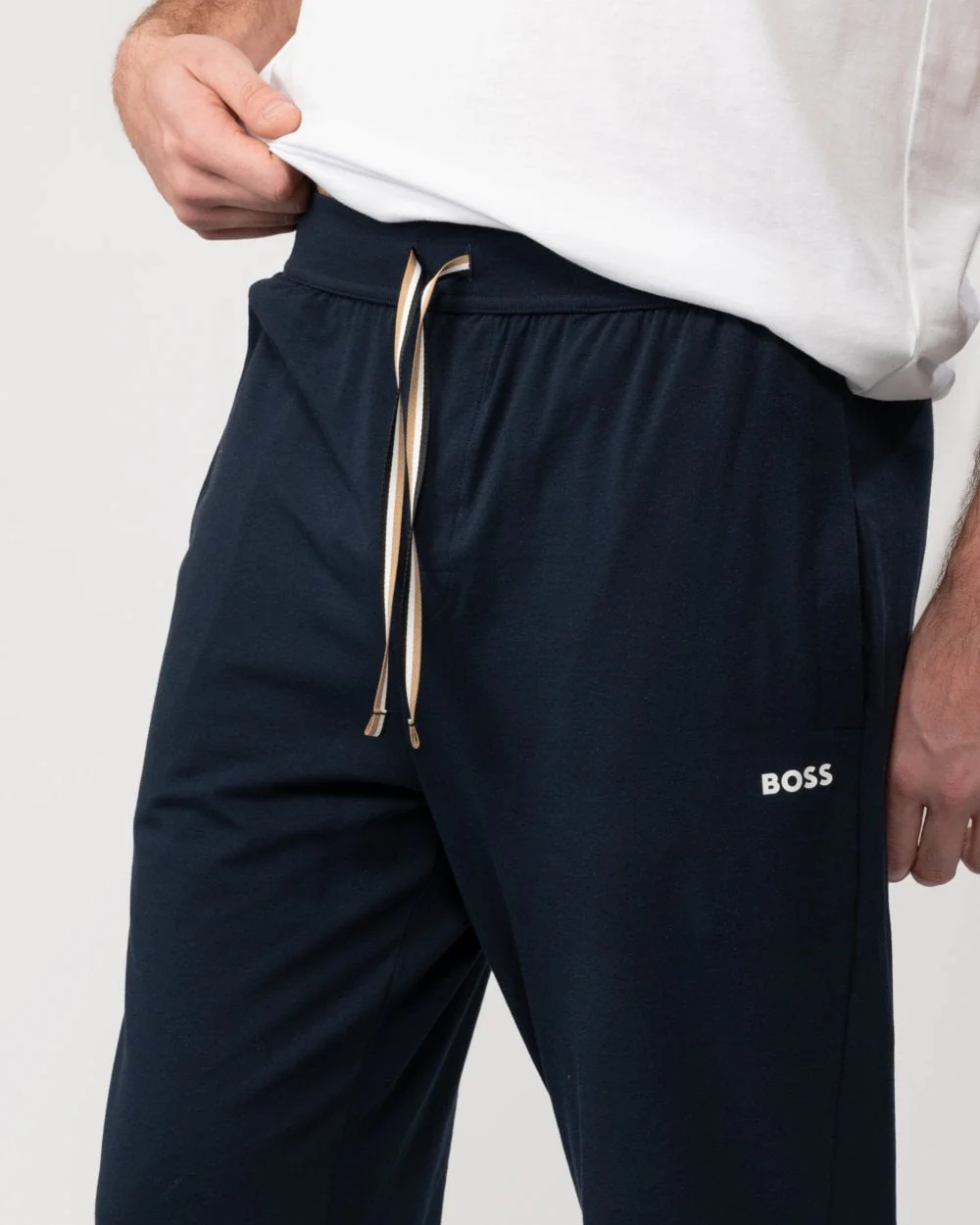BOSS Orange Unique Mens Cuffed Pyjama Pants - Image 2