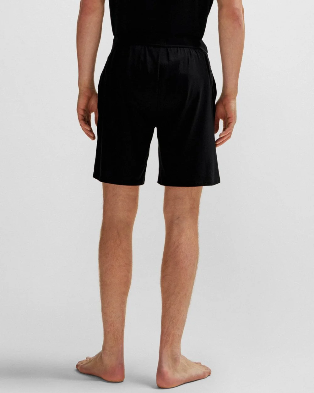 BOSS Orange Unique Mens Pyjama Shorts - Black 001 - Image 4