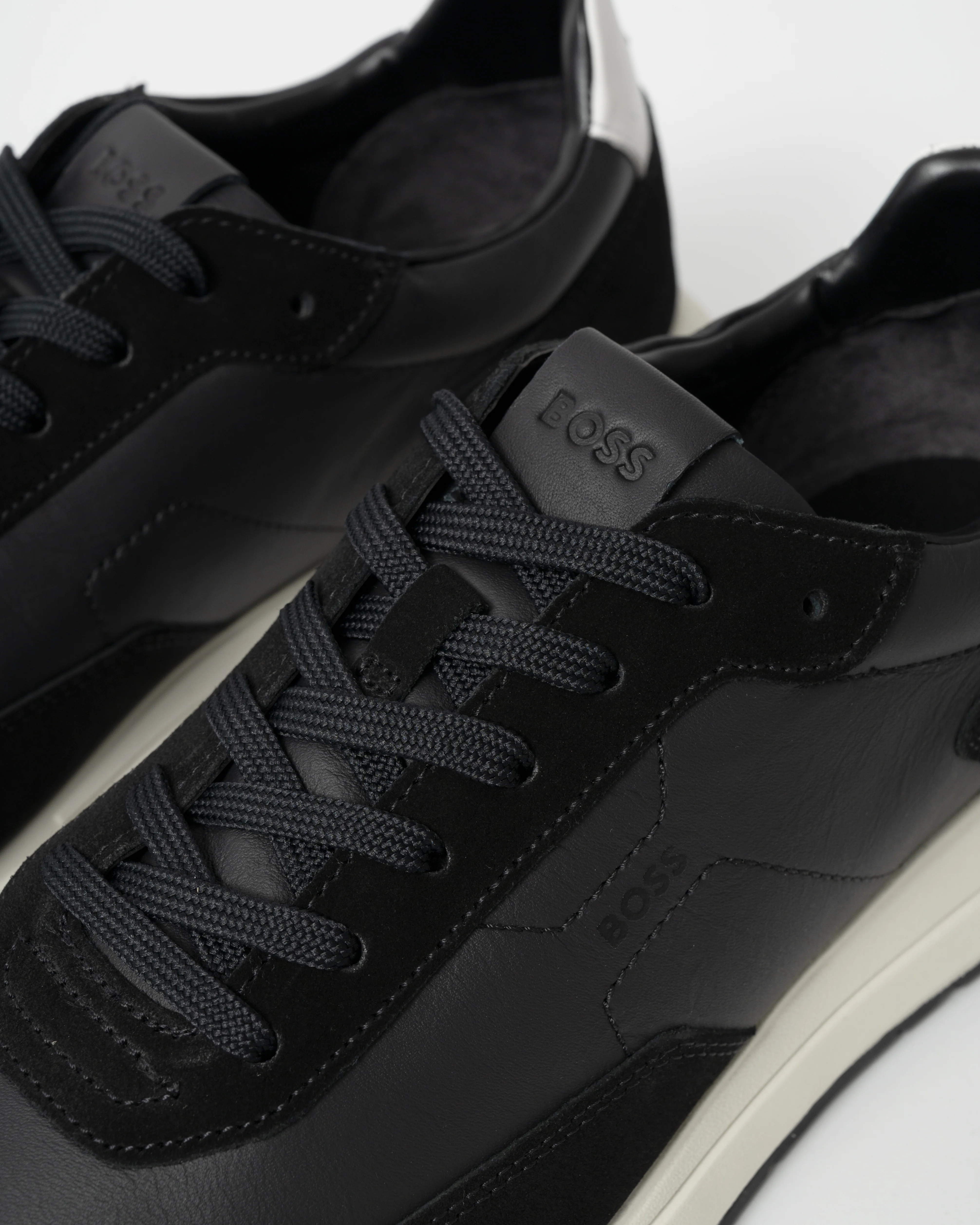 BOSS Orange Vinston Mens Trainers - Black 001 - Image 5