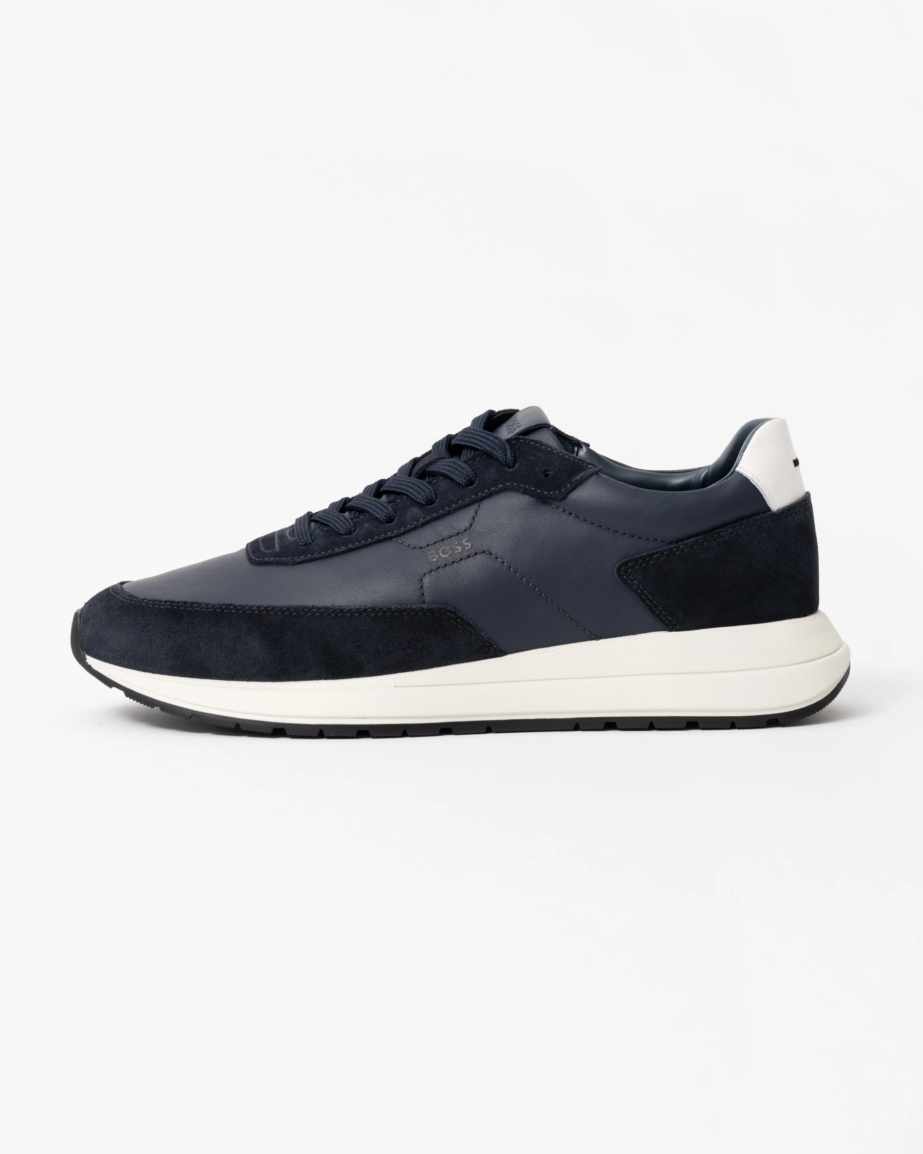 BOSS Orange Vinston Mens Trainers - Dark Blue 401 - Image 2