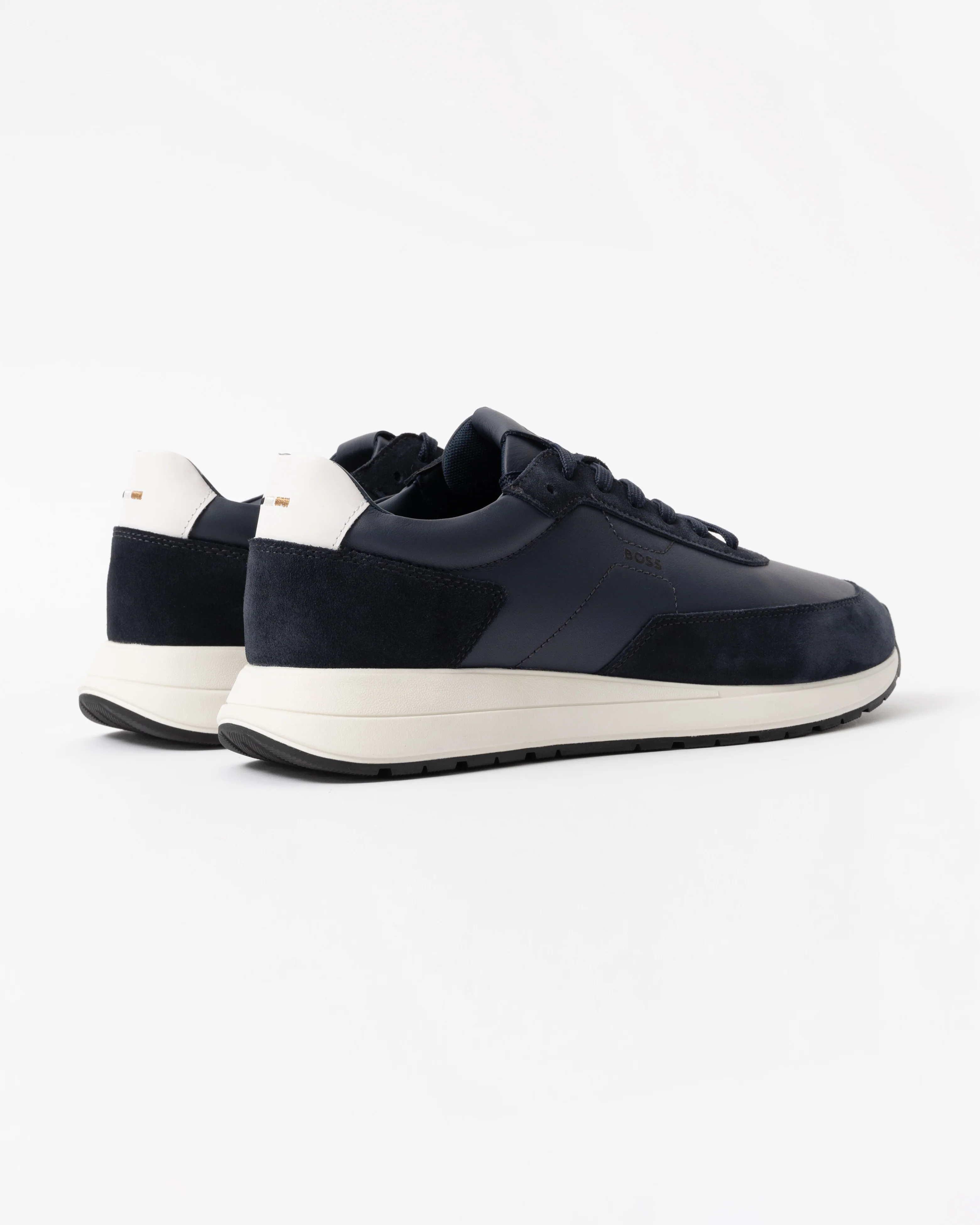 BOSS Orange Vinston Mens Trainers - Dark Blue 401 - Image 3